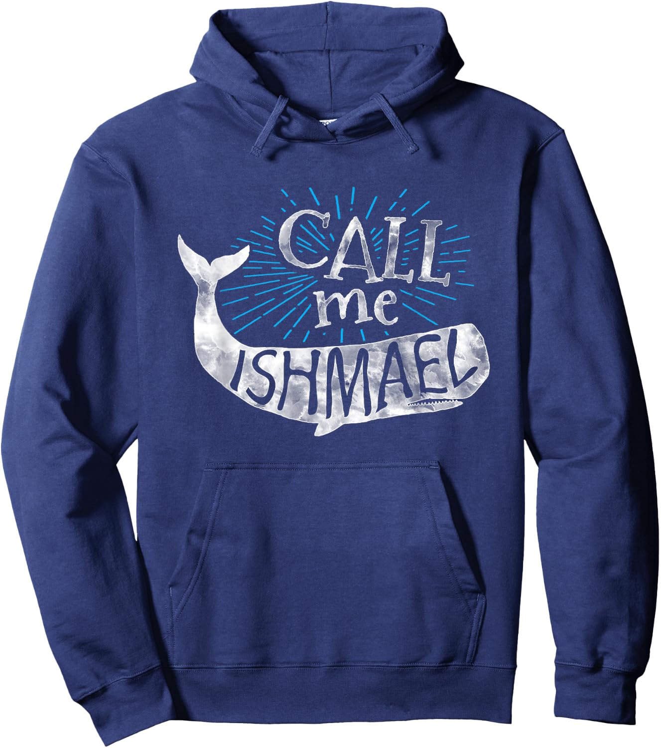Call Me Ishmael Shirt-Classic Book -Whale Shirt lovers. Hoodie - Hoodie | Navy