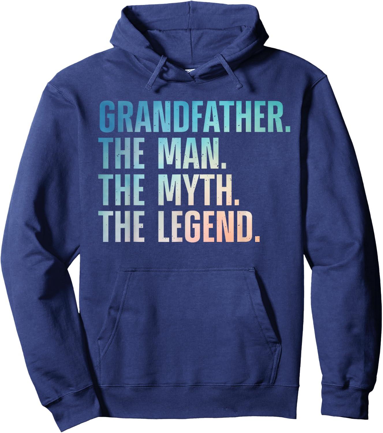 Funny Grandfather Art For Grandpa From Grandkids Grandfather Hoodie - Hoodie | Navy