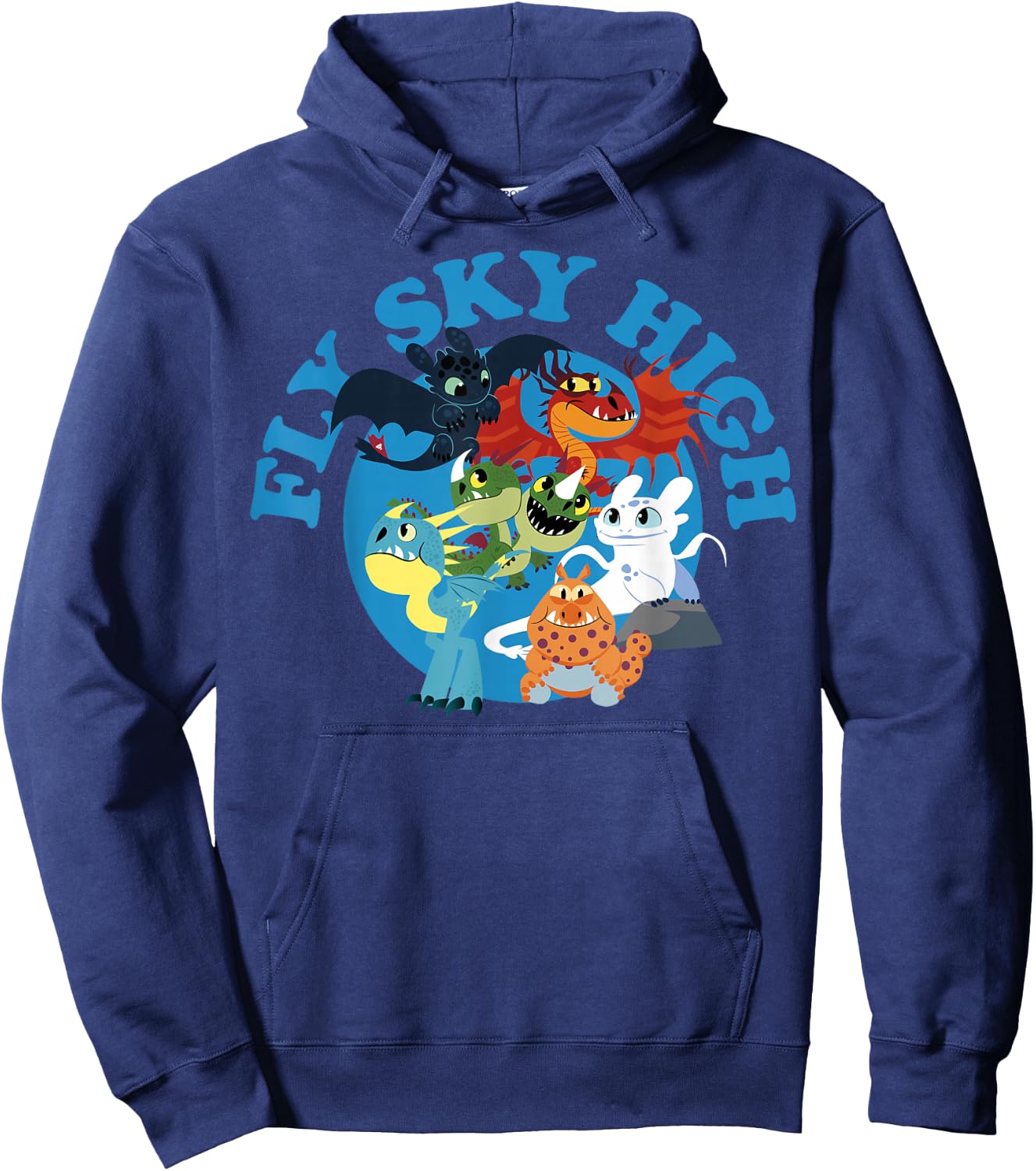 How to Train Your Dragon 3 Hidden World Sky High Hoodie - Hoodie | Navy