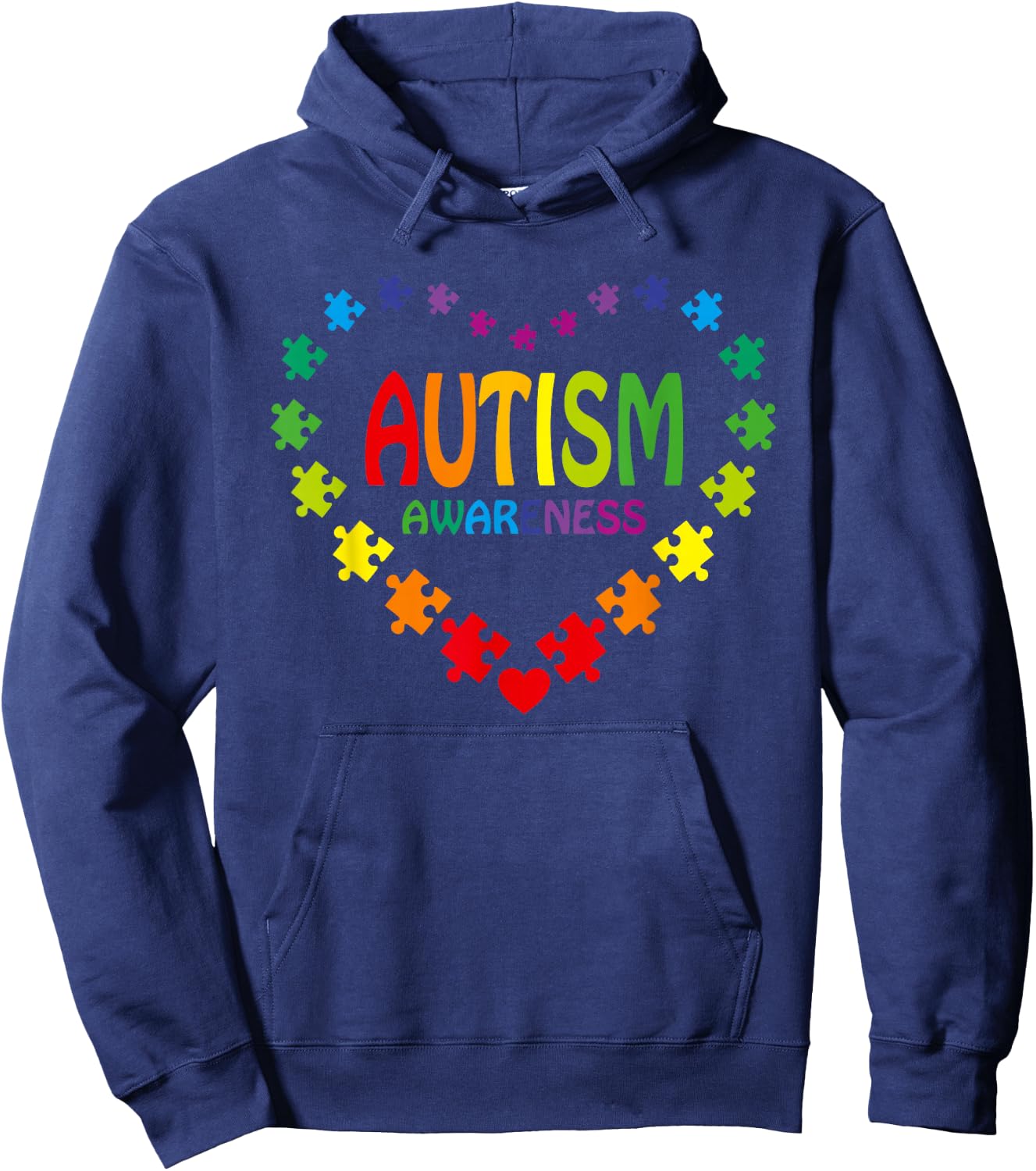 World Autism Awareness 2 April 2026 Autism Cute Autistic Hoodie - Hoodie | Navy