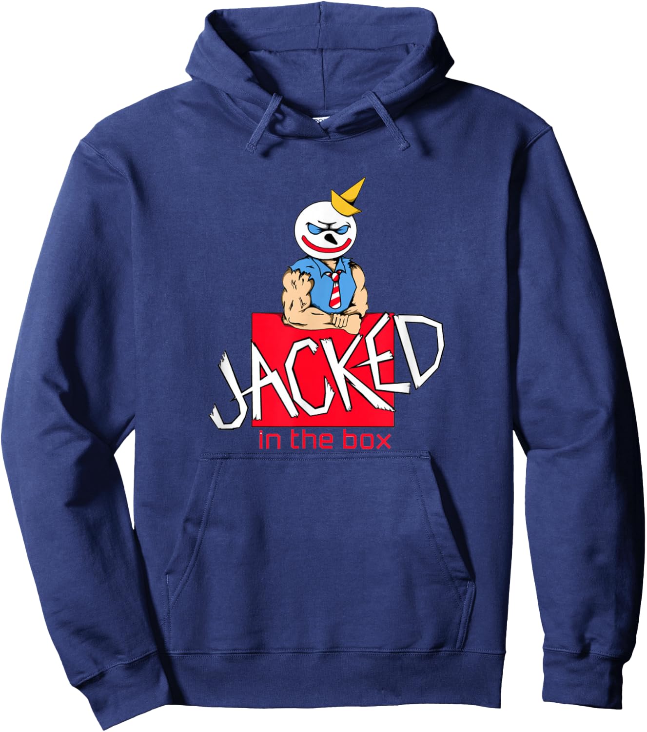 Jacked in The Box Hoodie - Hoodie | Navy