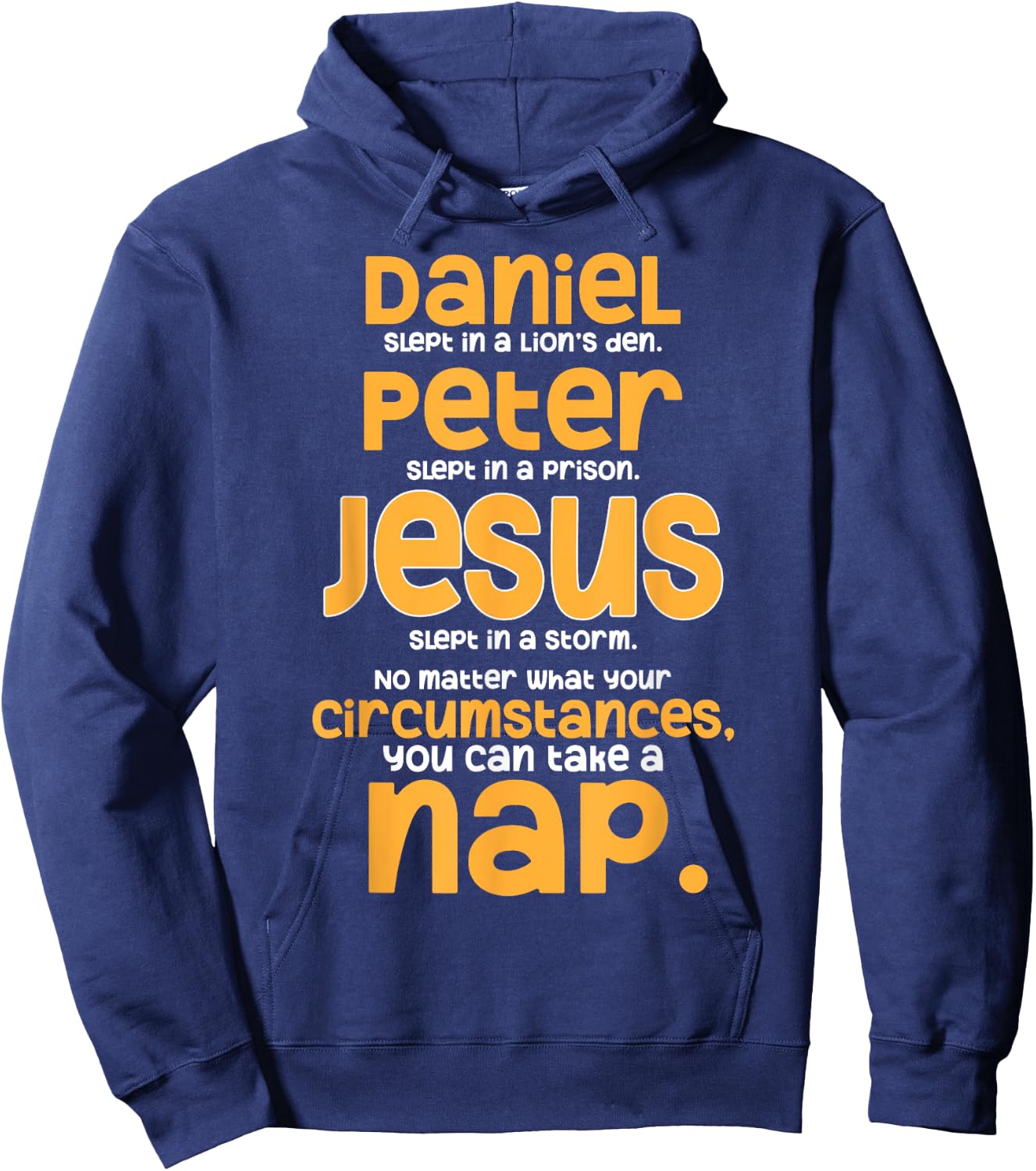 Funny or Women Bible Verse Christian Sayings Hoodie - Hoodie | Navy