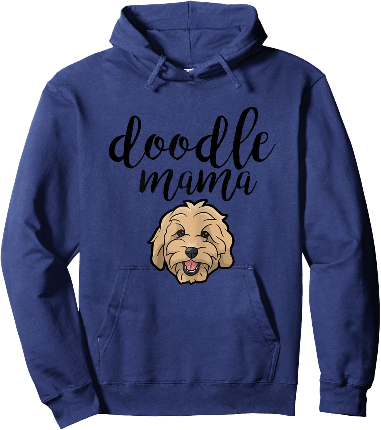 Goldendoodle Mom - Doodle Mama Cute Golden Doodle Dog Hoodie - Hoodie | Navy