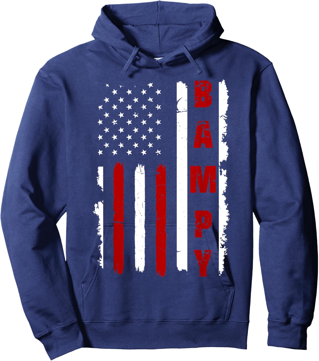 Cool American Flag, Father's day Shirt for Bampy Hoodie - Hoodie | Navy