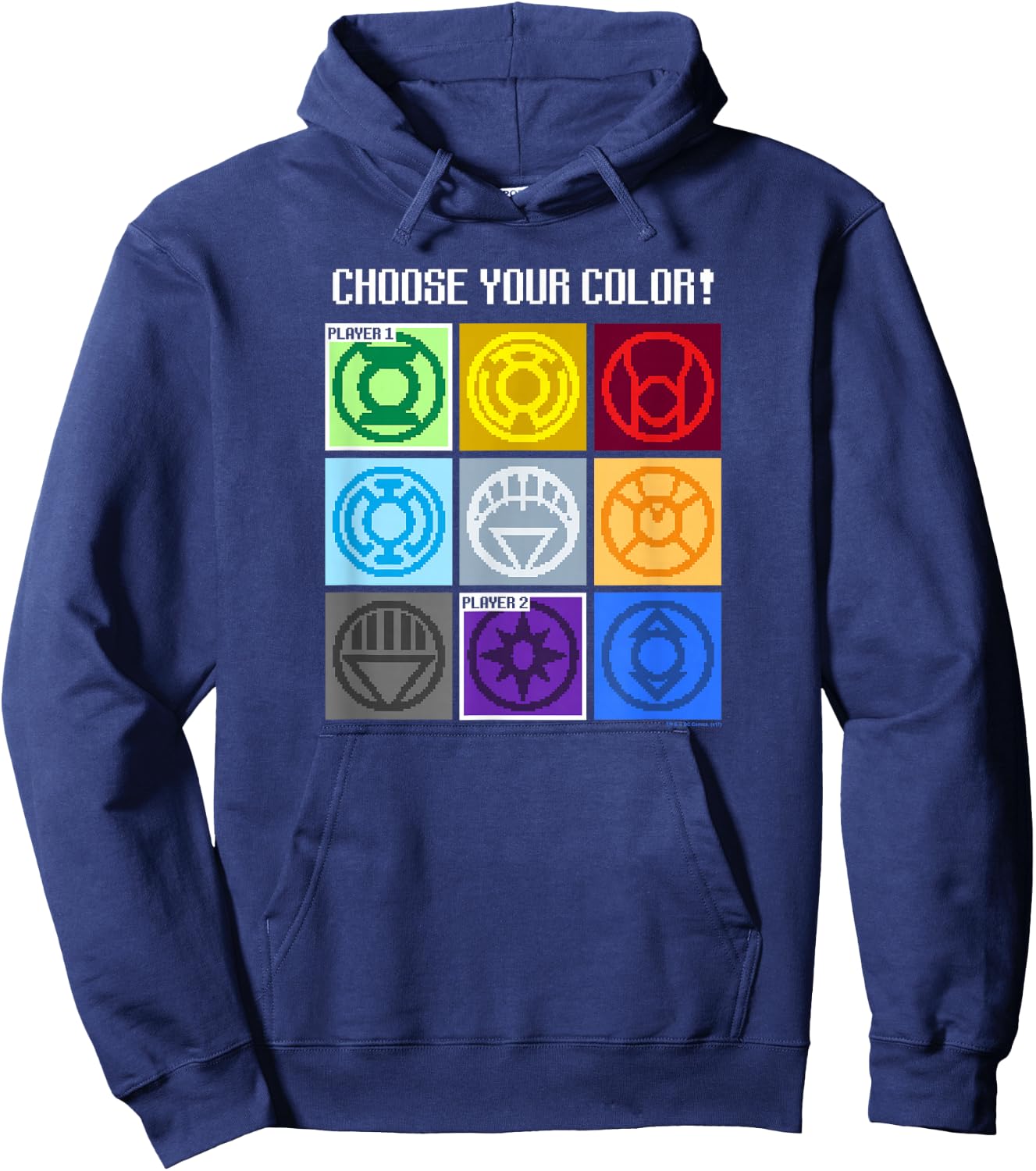 Green Lantern Choose Your Color Hoodie - Hoodie | Navy