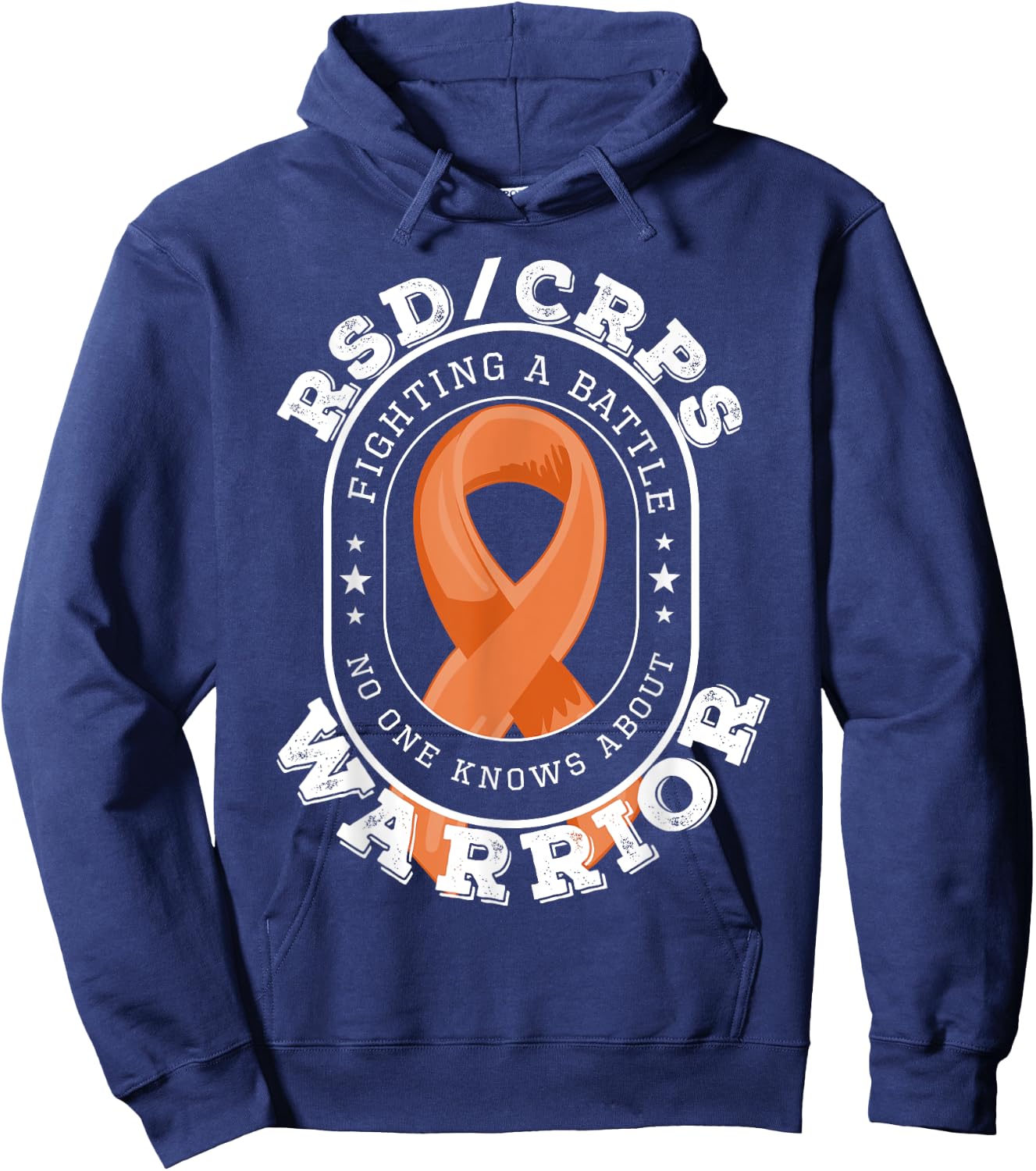 CRPS Awareness Shirt - RSD/CRPS Warrior Fighting a Battle Hoodie - Hoodie | Navy