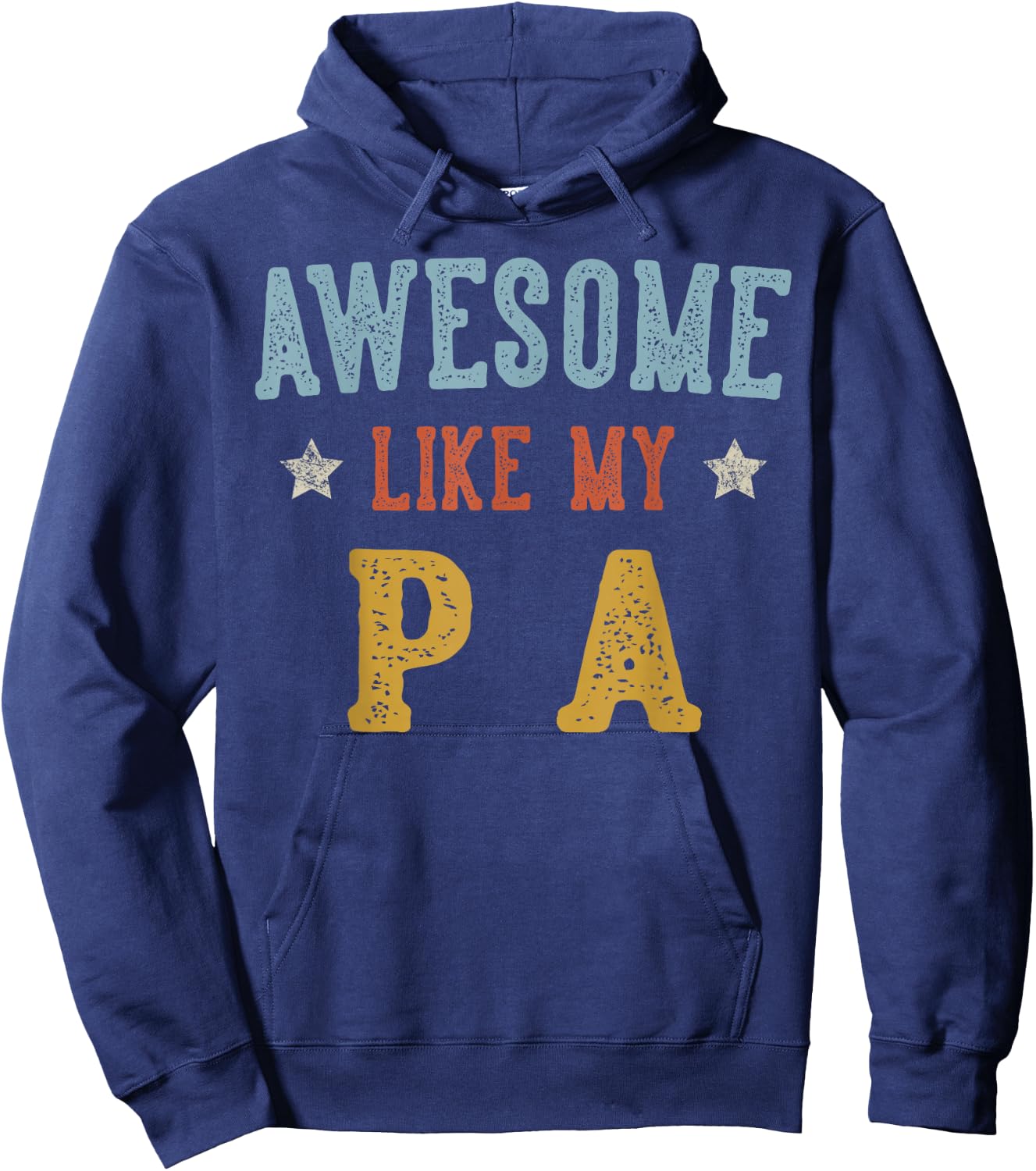 Awesome Like My PA Fathers Day Retro Grandpa Hoodie - Hoodie | Navy