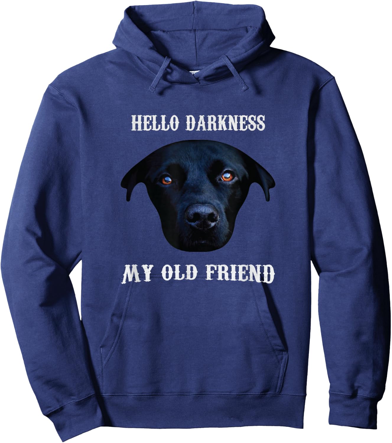 Hello Darkness My Old Friend Hoodie - Hoodie | Navy