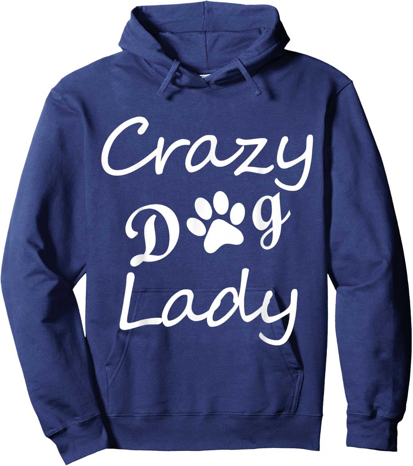Crazy Dog Lady Shirts Hoodie - Hoodie | Navy