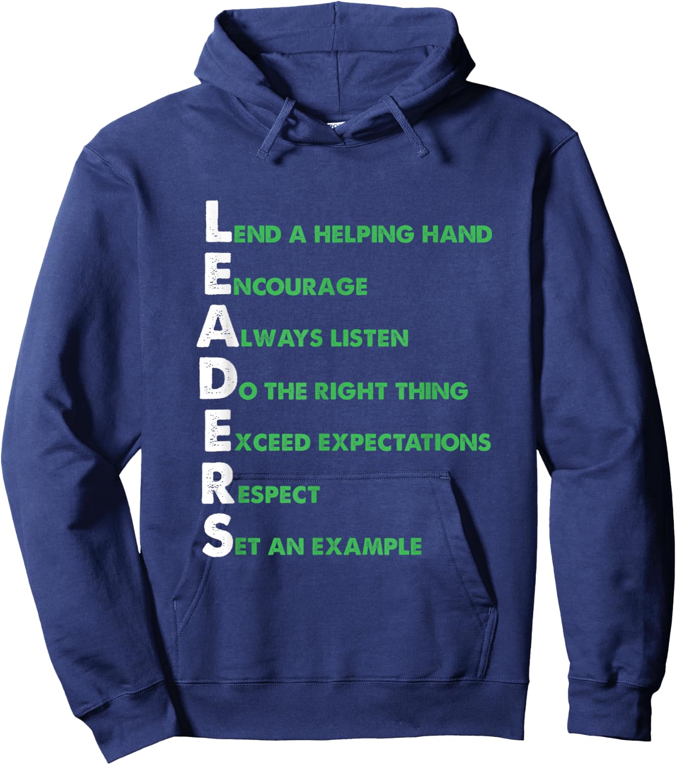 Boss Team Lead Manager Leadership Group Leaders Meaning Hoodie - Hoodie | Navy