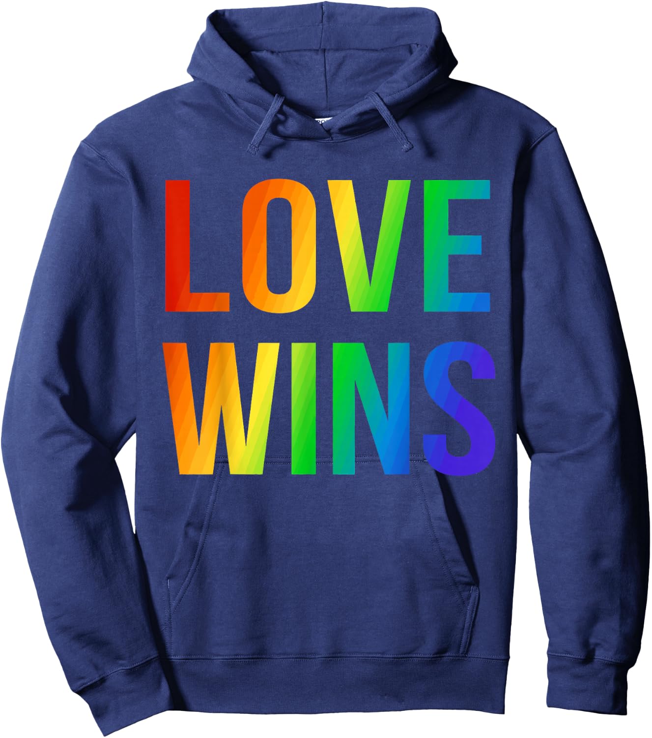 Love Wins Hoodie - Hoodie | Navy
