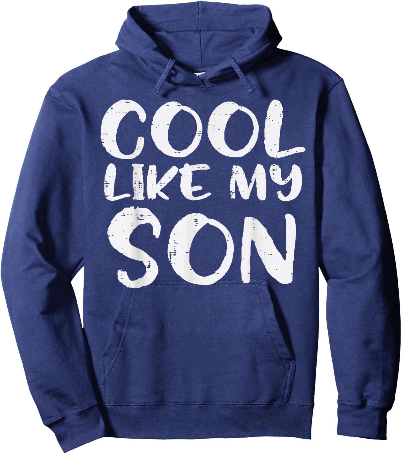 Fathers Day Cool Like My Son Cute Proud Dad Daddy Papa Men Hoodie - Hoodie | Navy
