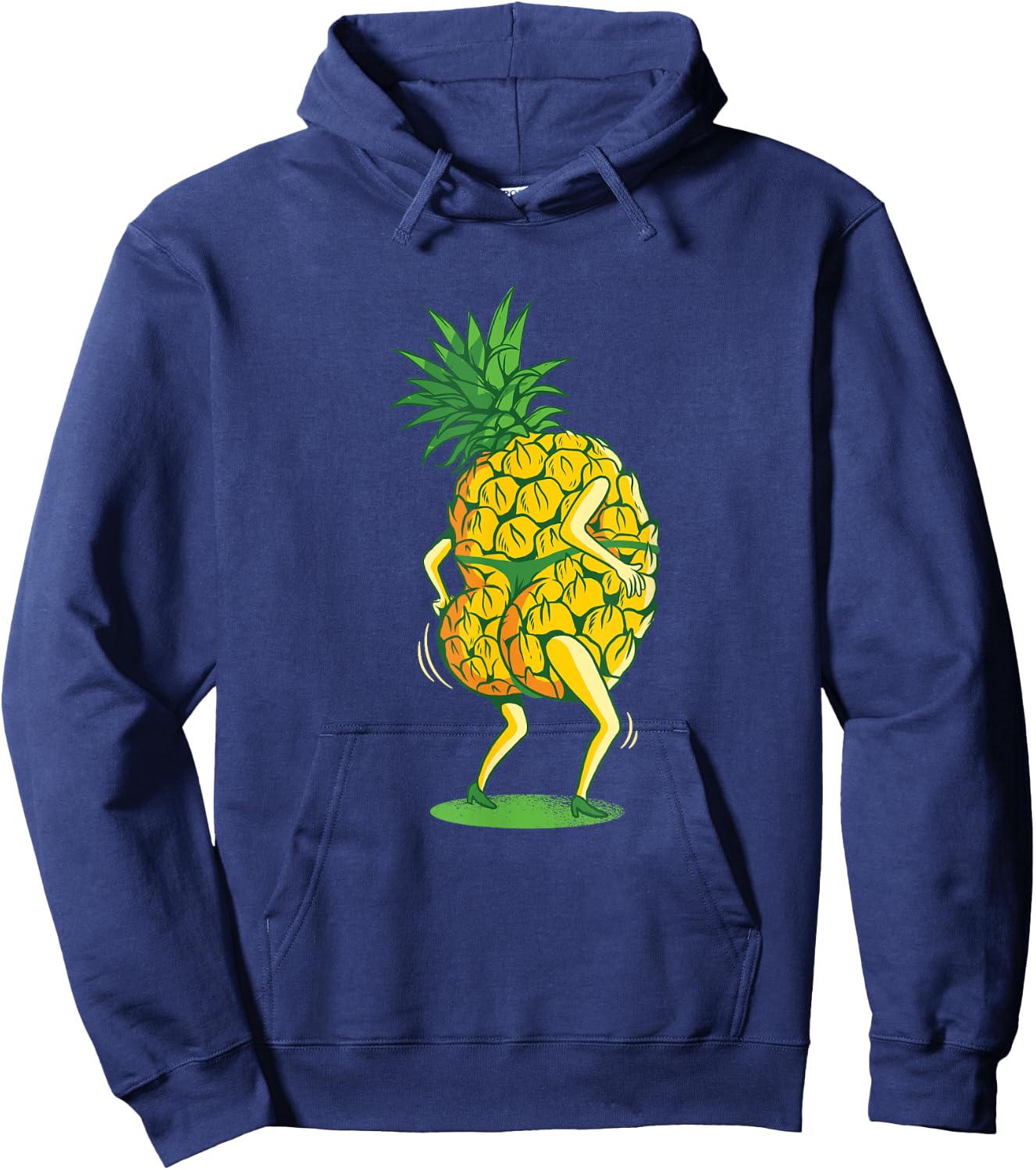 Funny Twerking Pineapple , women, boys & girls Hoodie - Hoodie | Navy