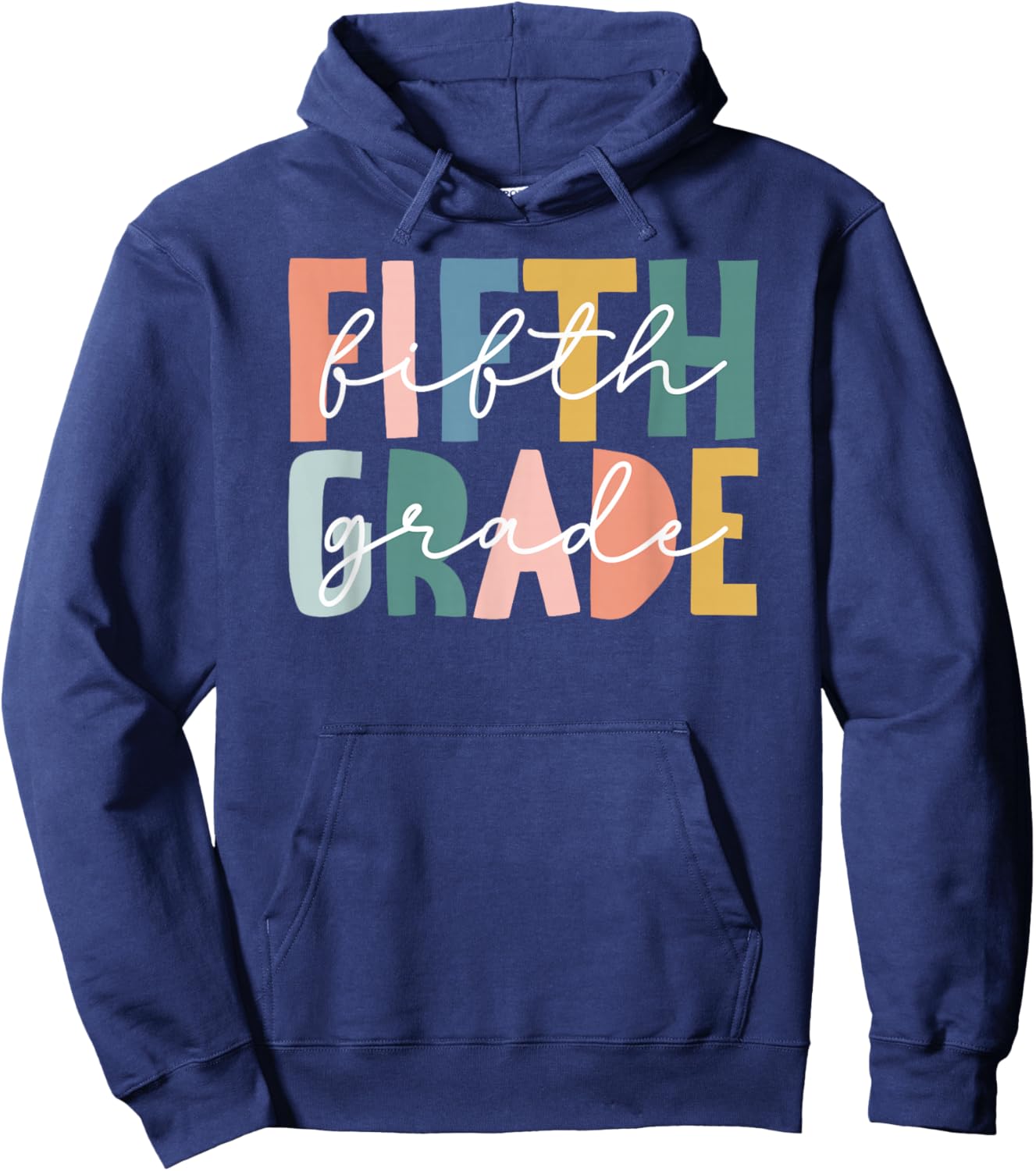 Fifth Grade Teacher Best 5th Grade Teacher Hoodie - Hoodie | Navy