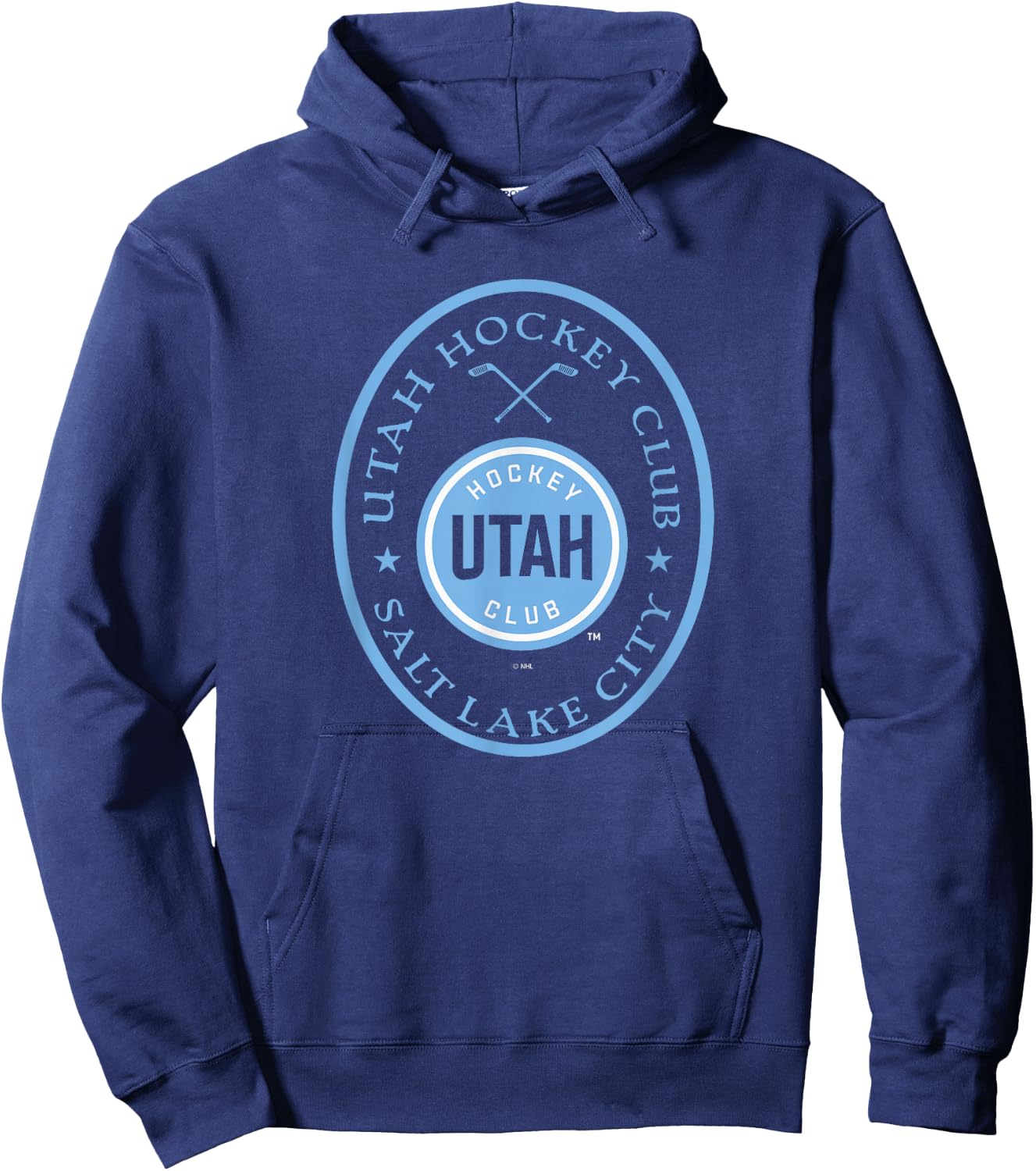 Utah Hockey Club Iconic Black Officially Licensed Hoodie - Hoodie | Navy