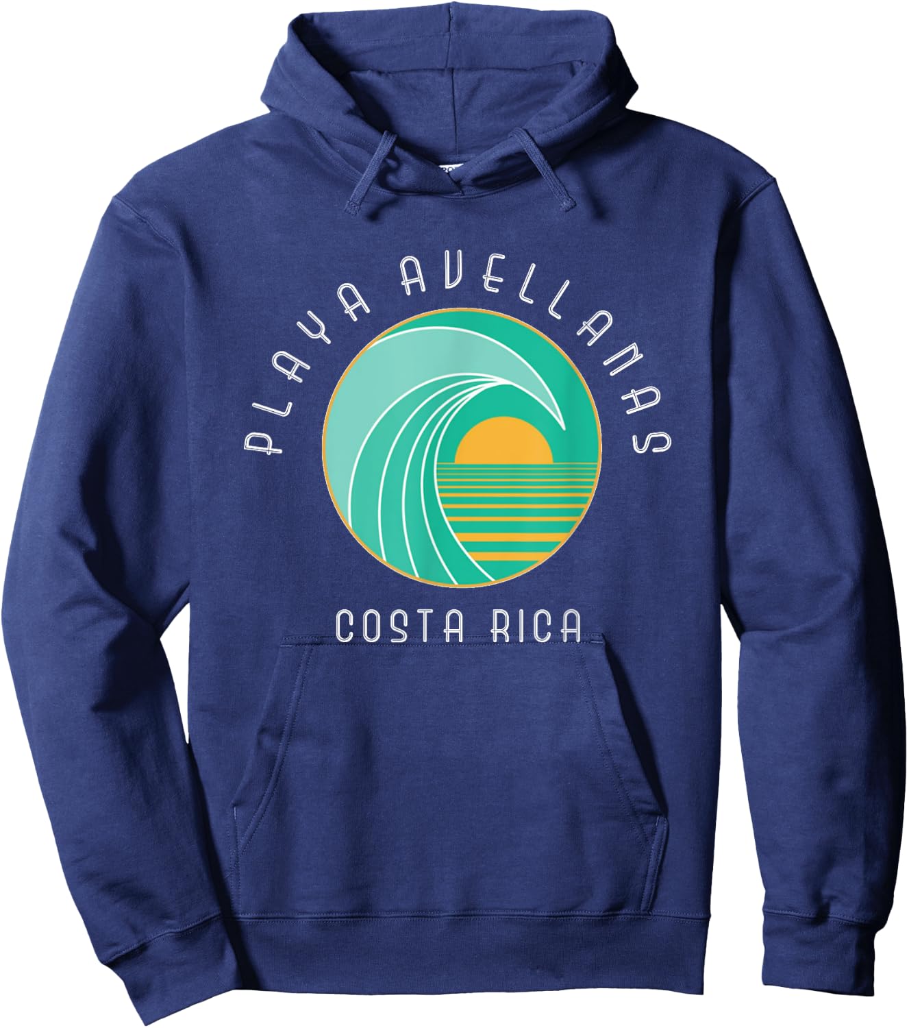 Playa Avellanas, Costa Rica Surf Souvenir Hoodie - Hoodie | Navy