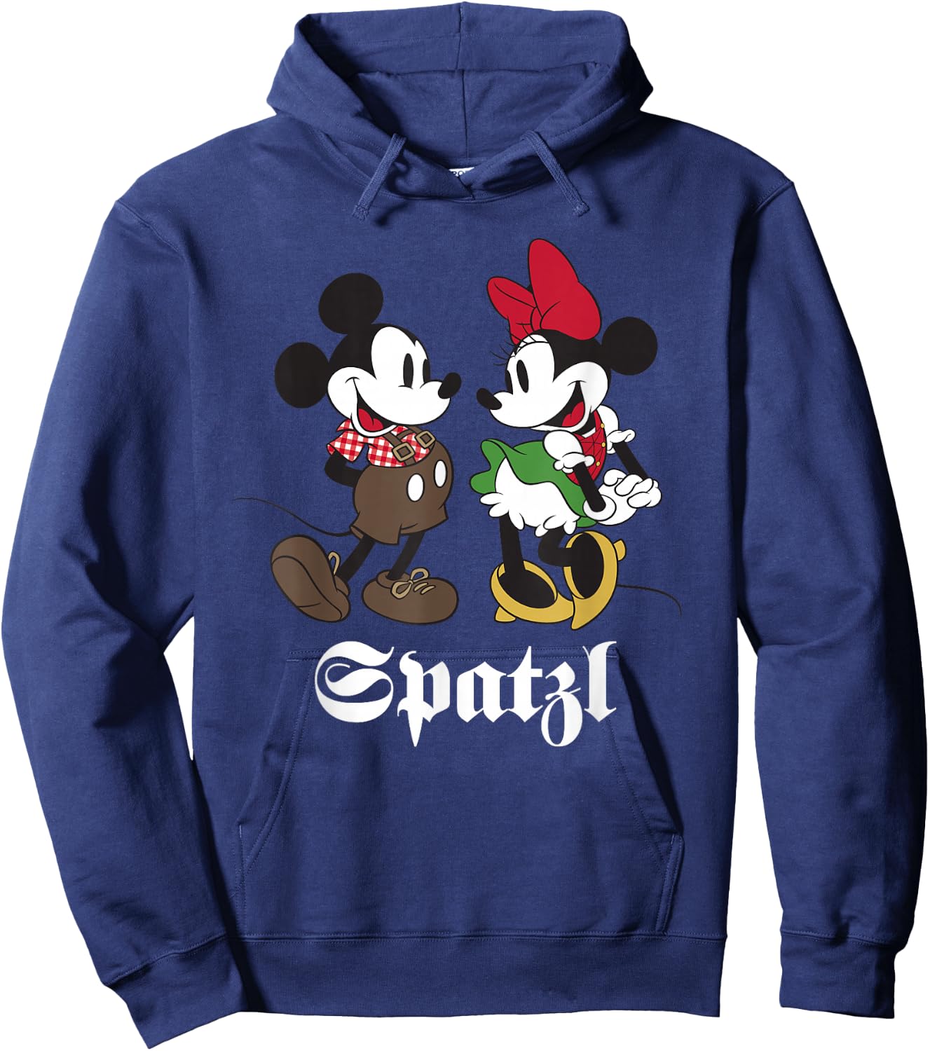 Disney Mickey and Minnie Mouse Spatzl Oktoberfest Hoodie - Hoodie | Navy