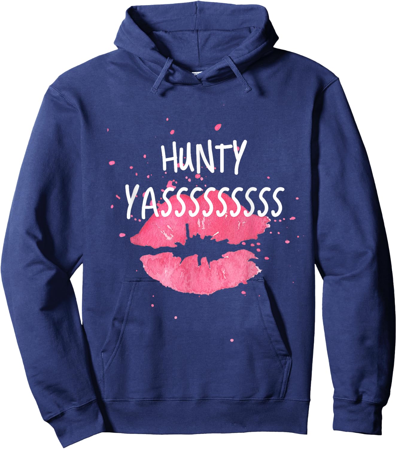 HUNTY drag queen funny humor Hoodie - Hoodie | Navy