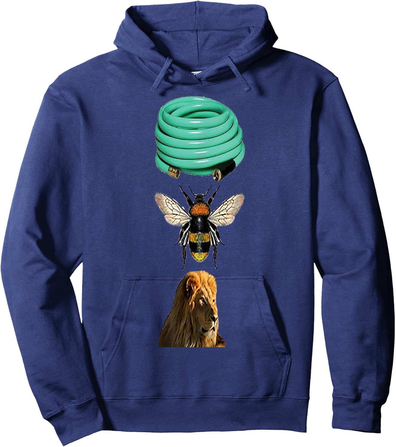 Hoes Bee Lion Shirt Hoodie - Hoodie | Navy
