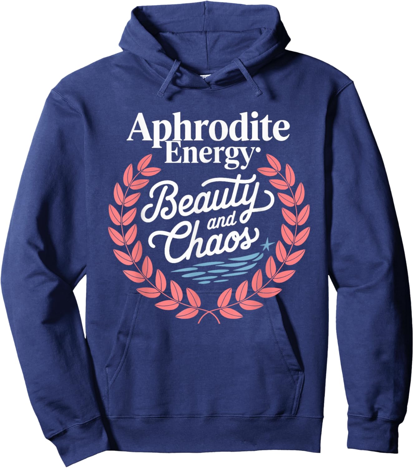 Aphrodite Whimsical Mythology Inspired Artistic Illustration Hoodie - Hoodie | Navy
