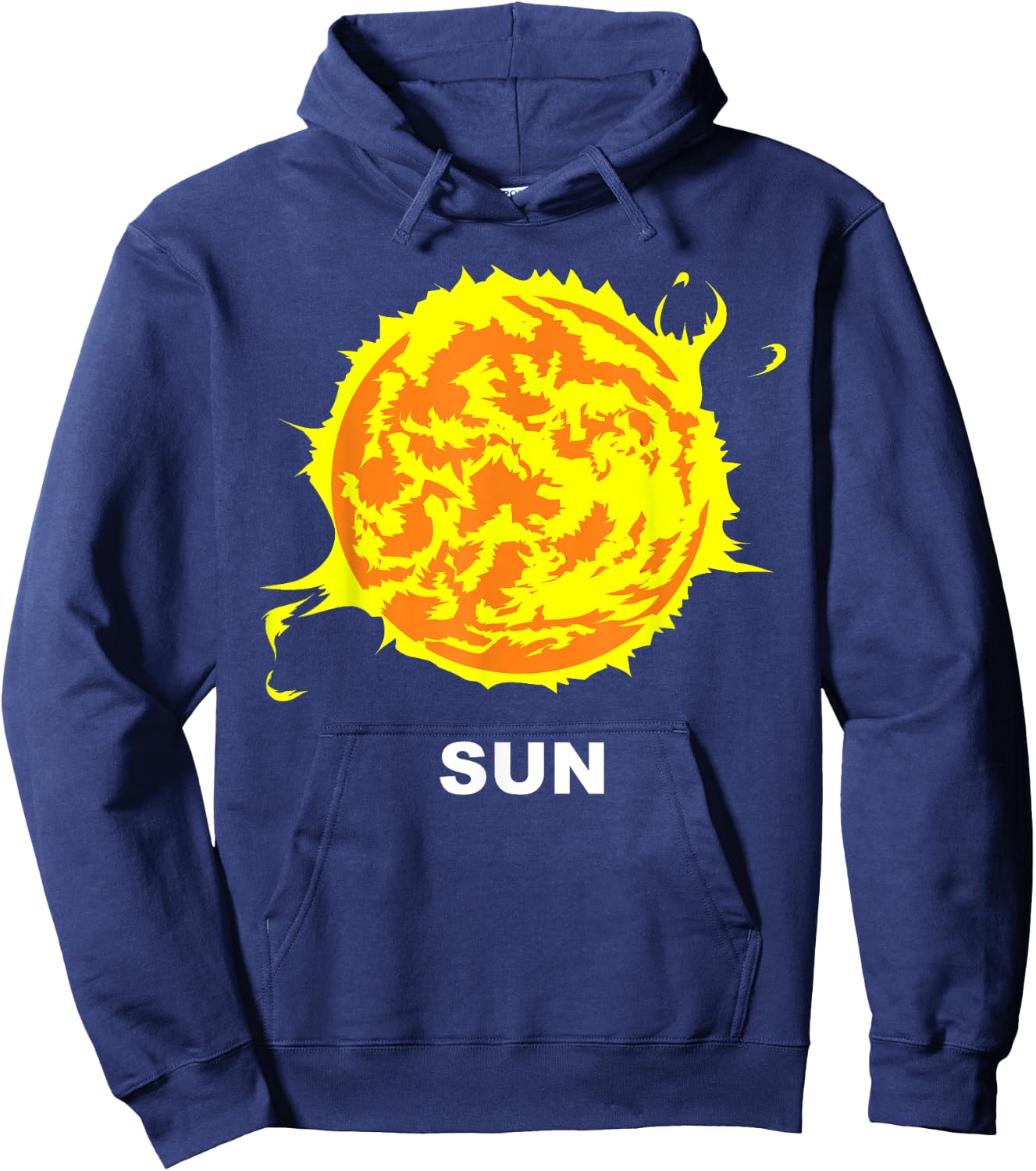 Solar System Group Costumes - Sun Fireball Star Costume Hoodie - Hoodie | Navy