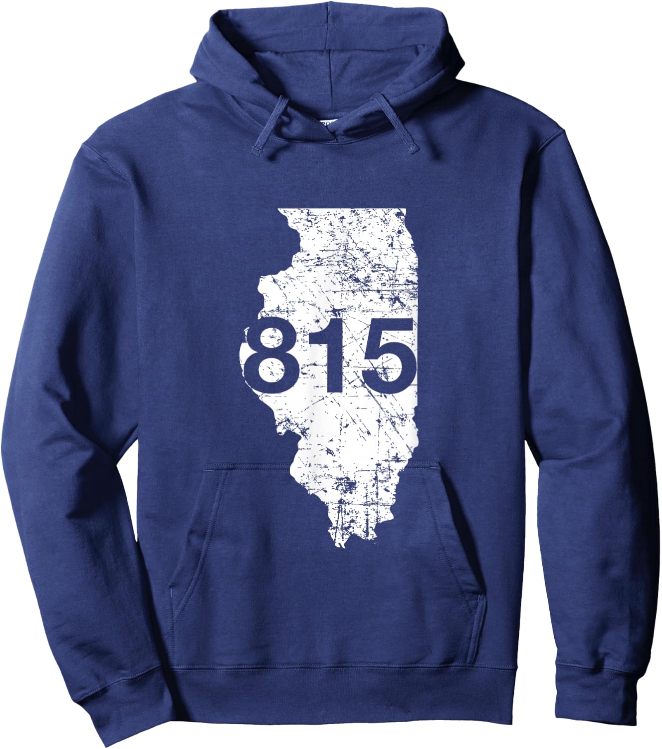 Rockford Joliet Area Code 815 Shirt, Illinois Souvenir Gift Hoodie - Hoodie | Navy