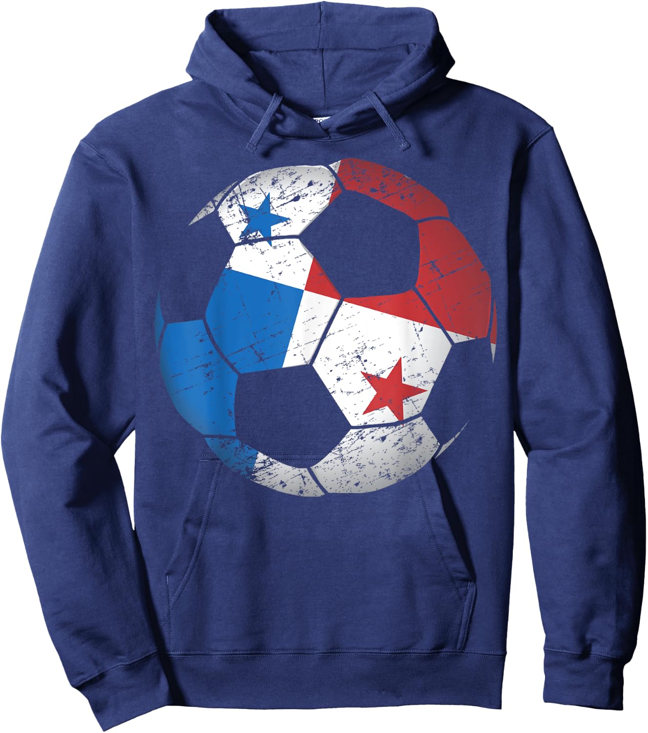 Panama Soccer Ball Flag - Panama Football Soccer Hoodie - Hoodie | Navy
