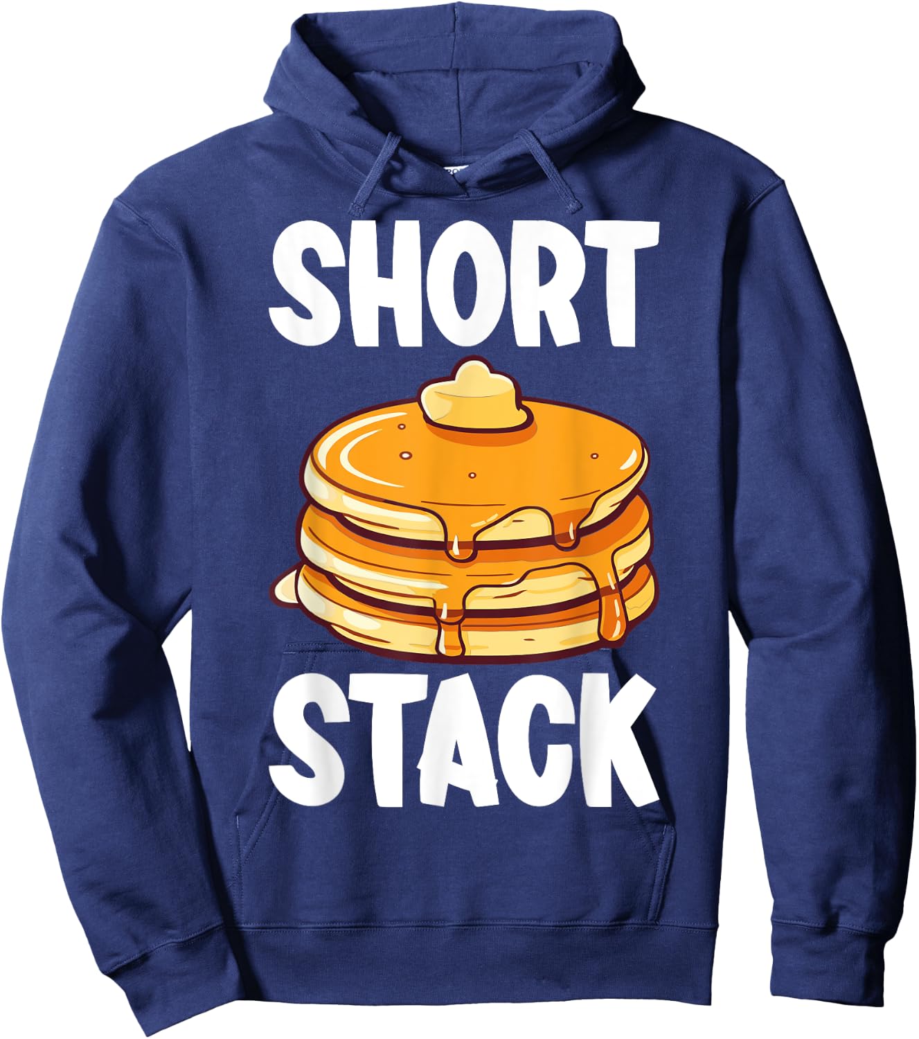 Short Stack - Funny Men Women Kids Pancake Lover Gifts Hoodie - Hoodie | Navy