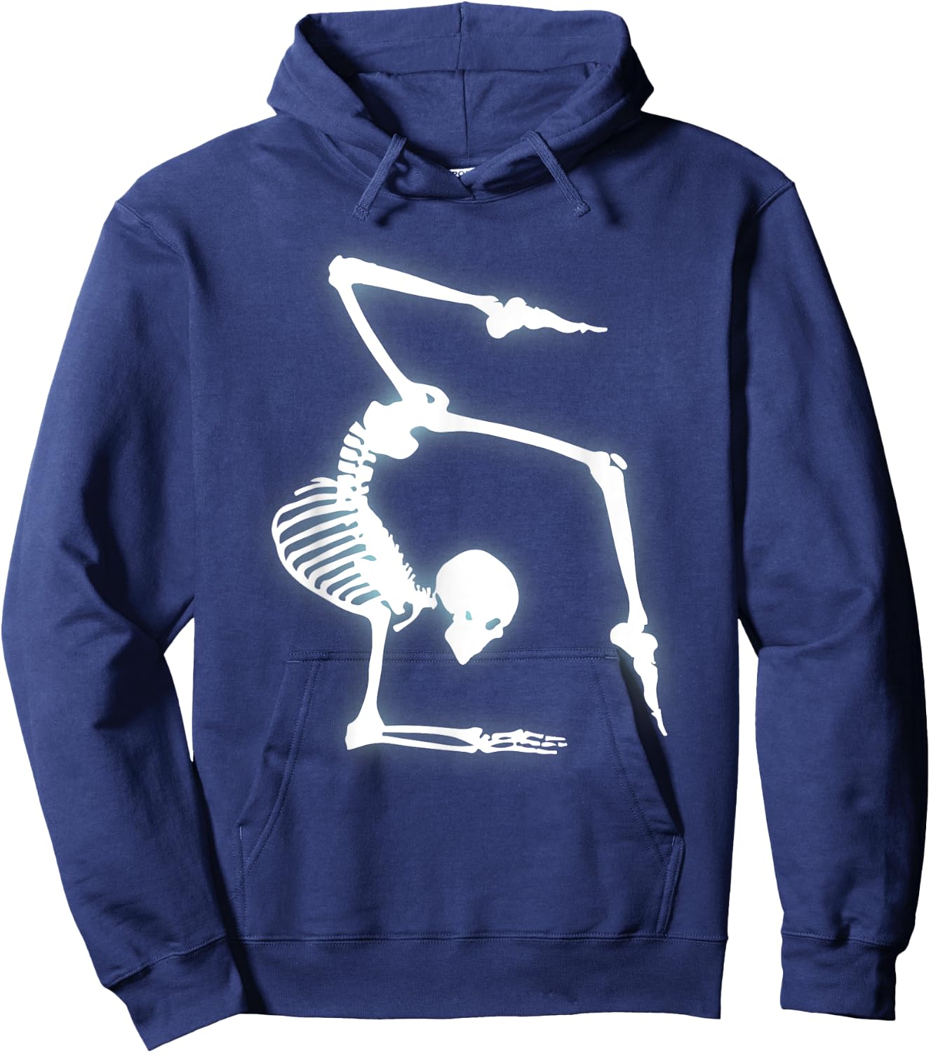 Gymnastics Shirts Funny Skeleton Costume For Halloween Hoodie - Hoodie | Navy