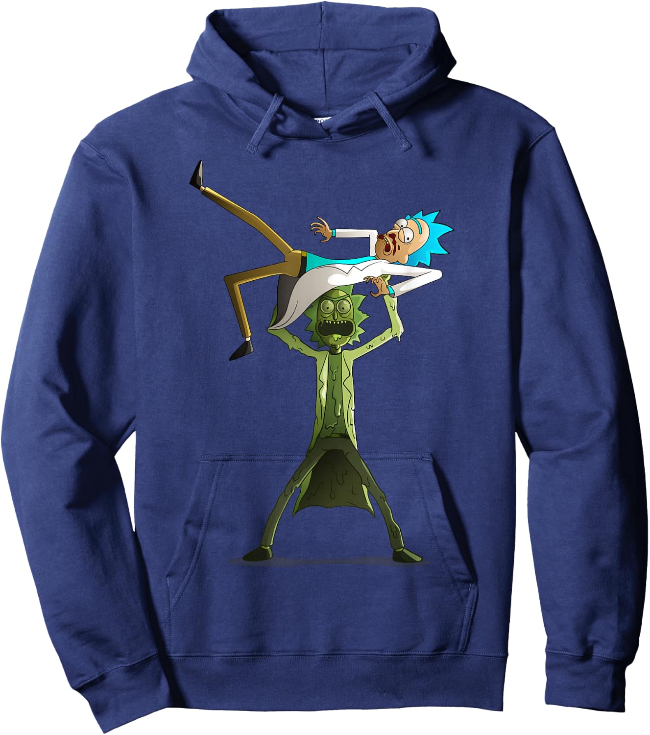 Rick and Morty Shirt Funny Toxic Rick vs Rick Hoodie - Hoodie | Navy
