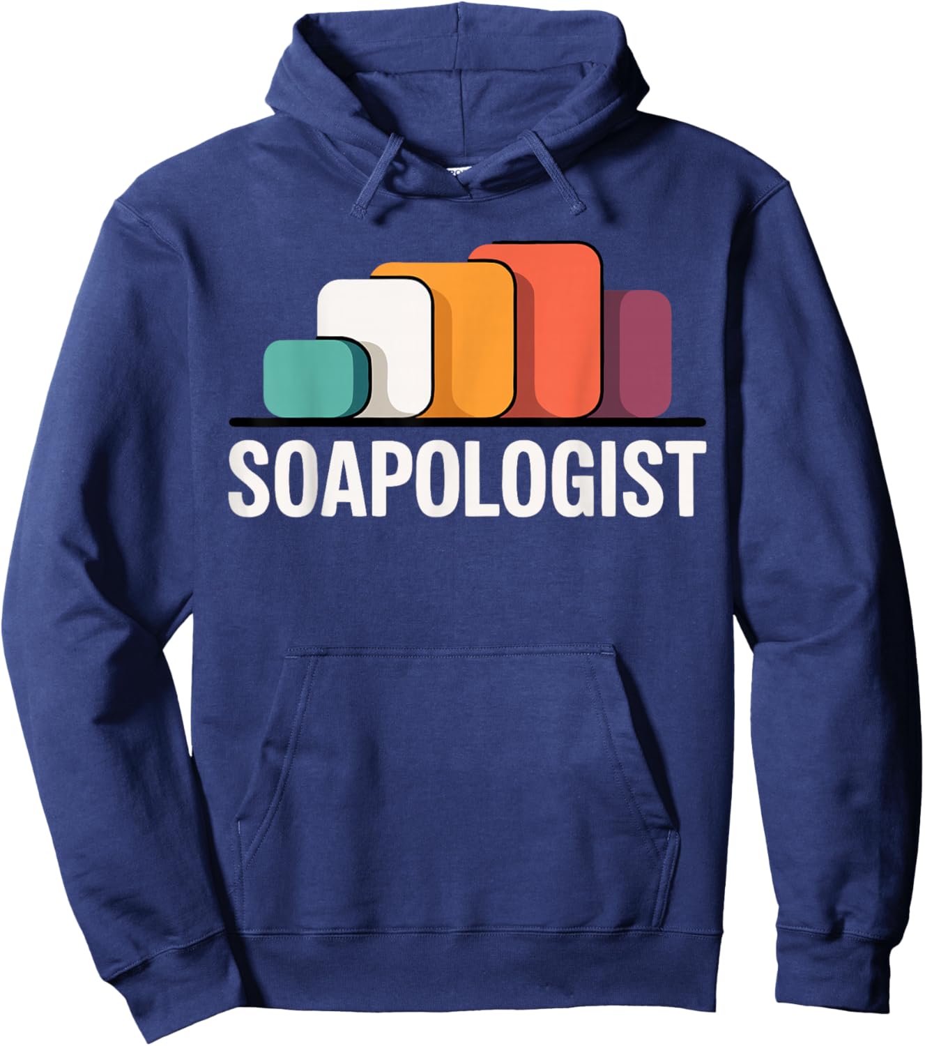 Funny Soap Maker Soap Crafter Soapologist Making Soap Hoodie - Hoodie | Navy