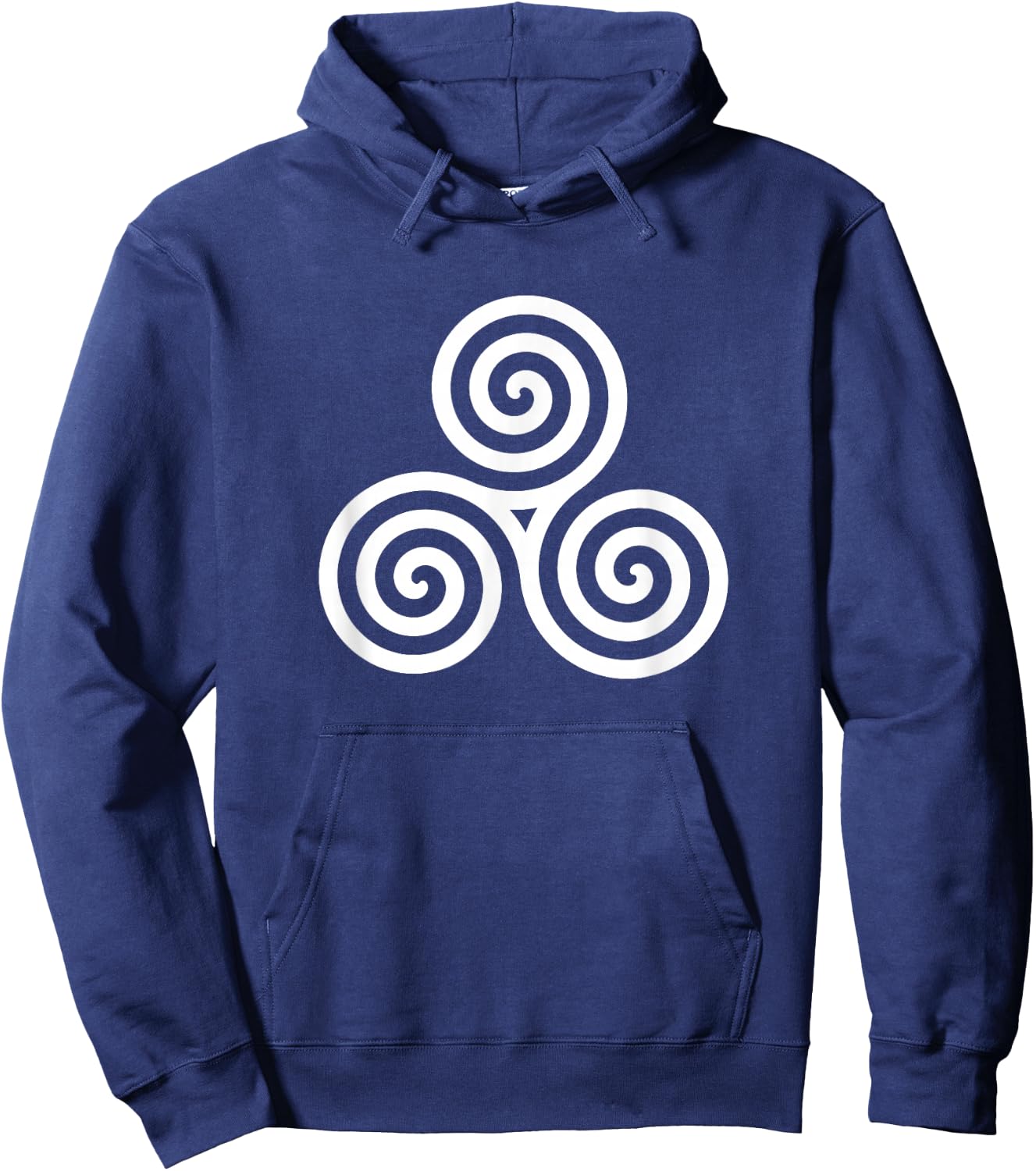 Irish Celtic Knot Spiral Triskele Newgrange Ireland Travel Hoodie - Hoodie | Navy