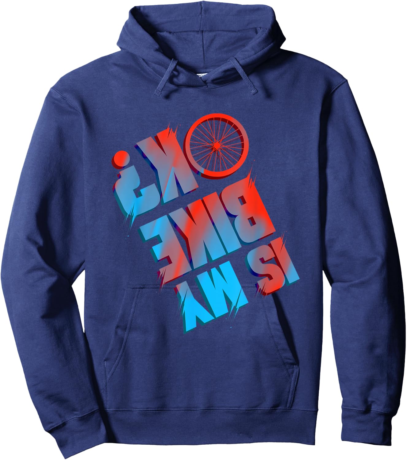 Funny Mountain Bike Tour Cycling Lover Bicycle Rider Hoodie - Hoodie | Navy