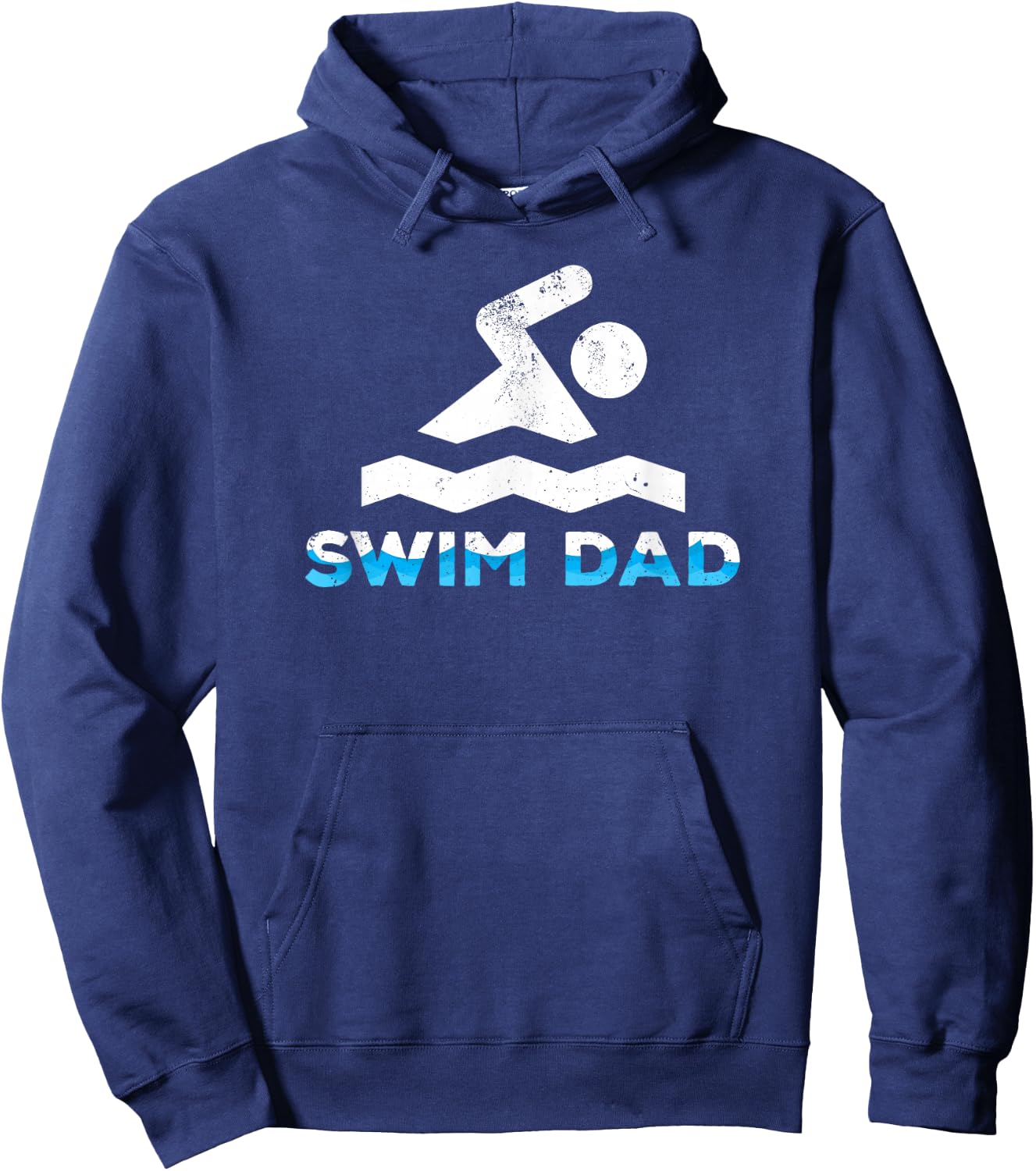 Cool Swim Dad for swimmers Hoodie - Hoodie | Navy