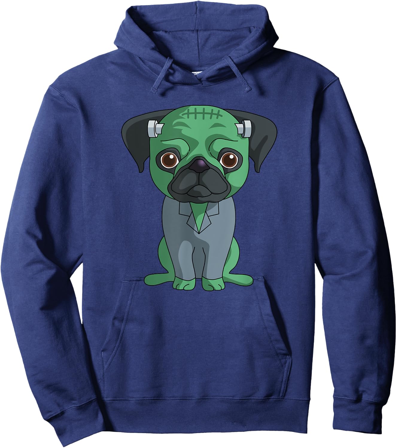 Pug Frankenstein Funny Halloween Gift Shirt Hoodie - Hoodie | Navy