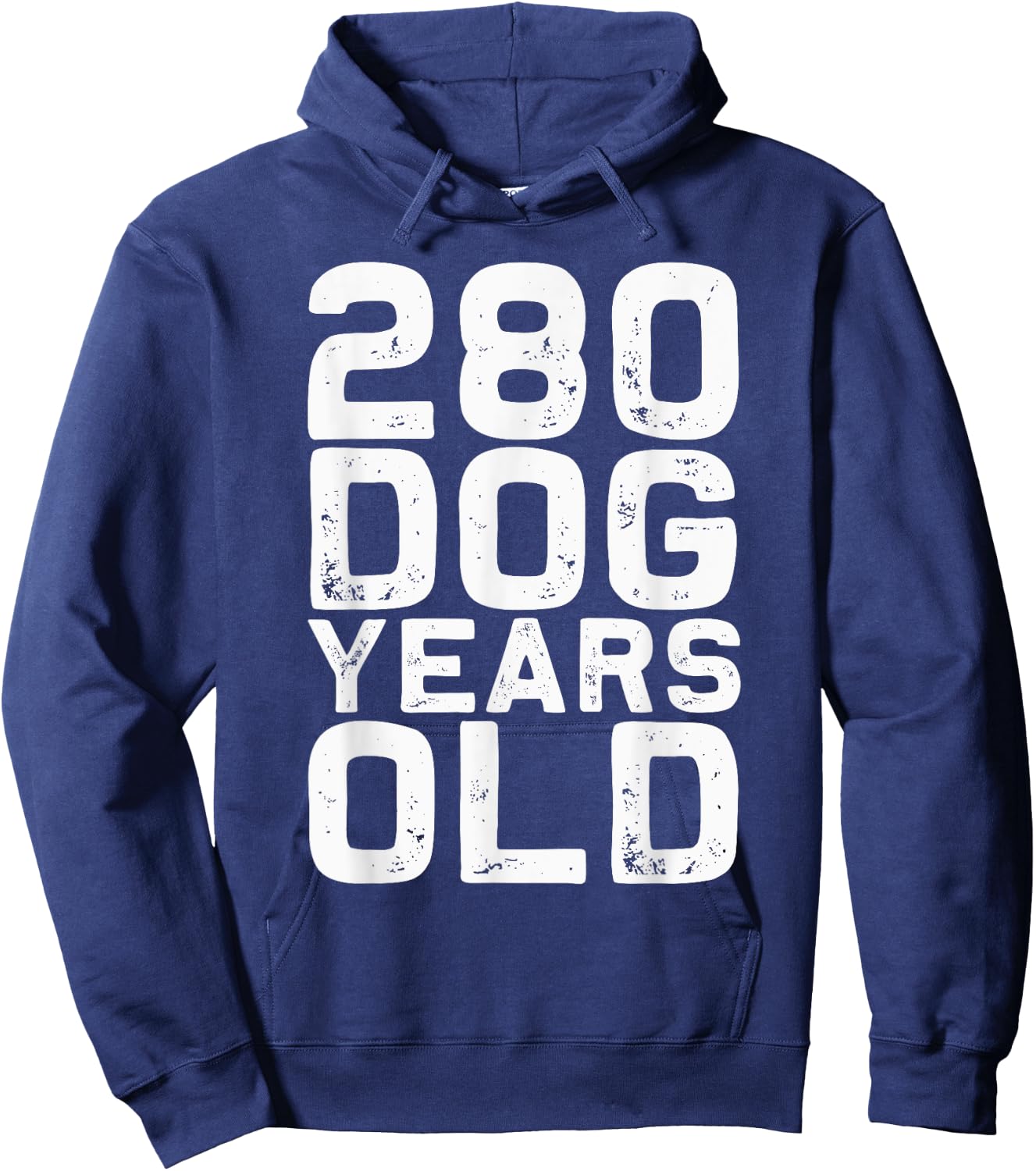 280 Dog Years Old - Funny 40th Birthday gag Gift Men Women Girls Kids Hoodie - Hoodie | Navy