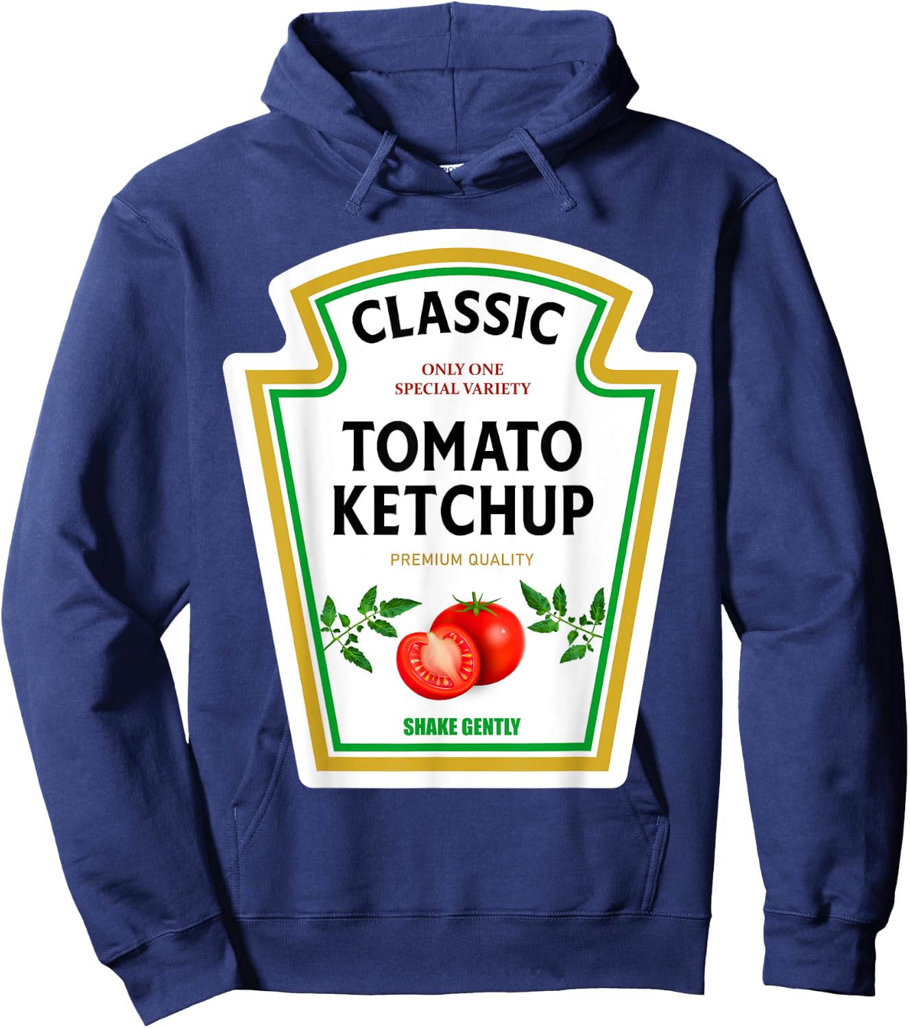 Ketchup 2024 Mustard Halloween Family Matching Costume Mayo Hoodie - Hoodie | Navy