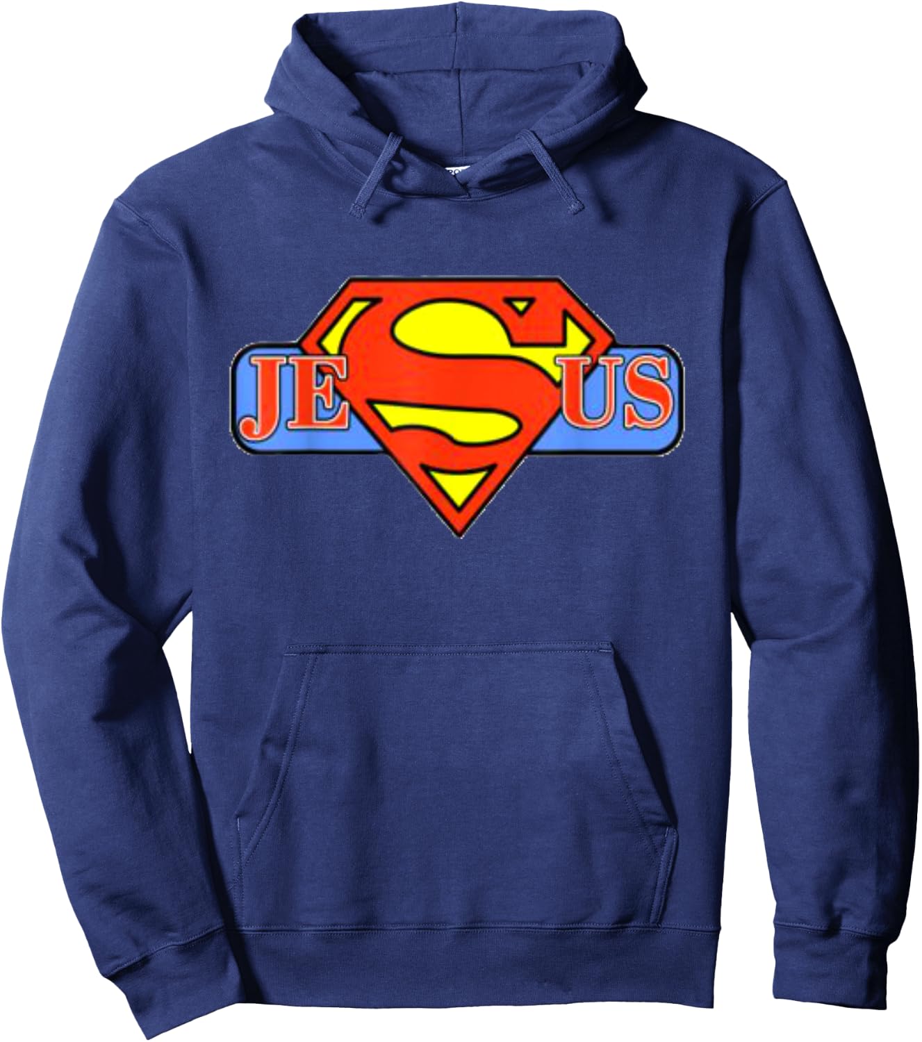 My Superhero is Jesus, faith love god shirt Hoodie - Hoodie | Navy