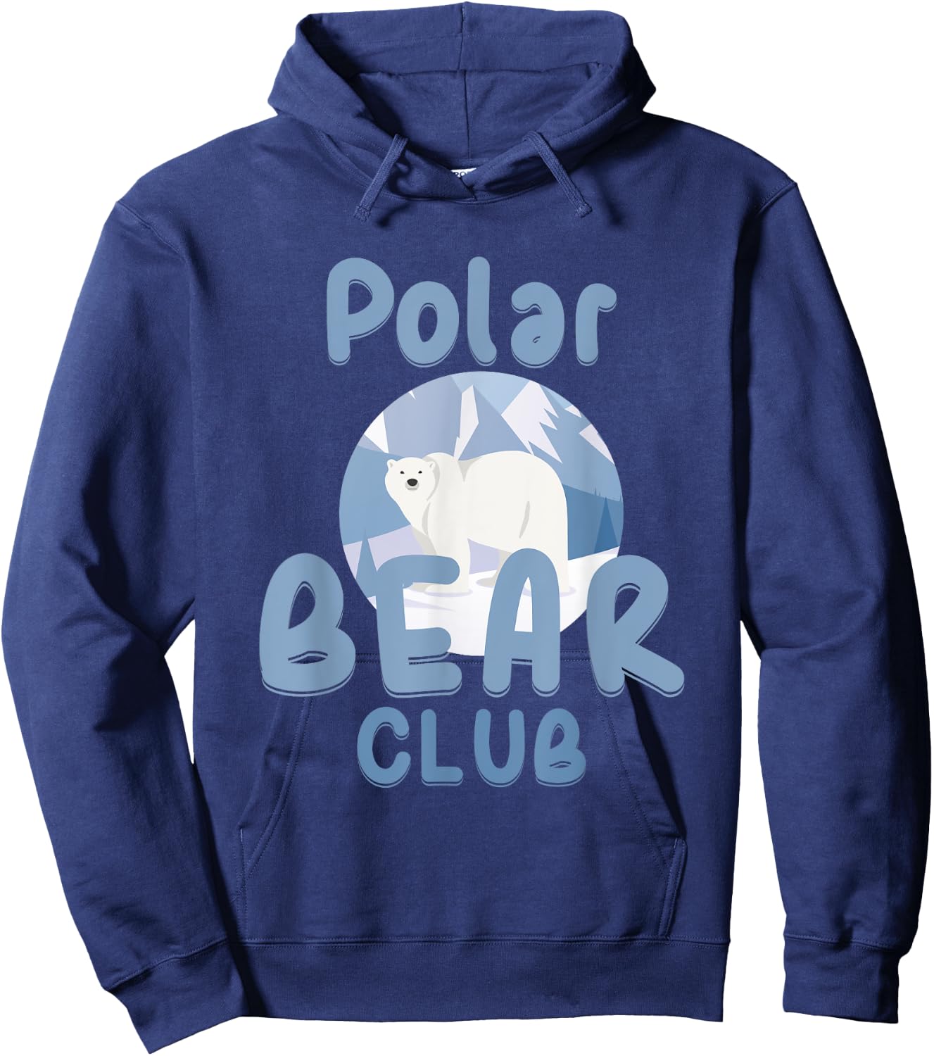 Polar Bear Club Snow Ice Animal Bear Funny Gift Hoodie - Hoodie | Navy