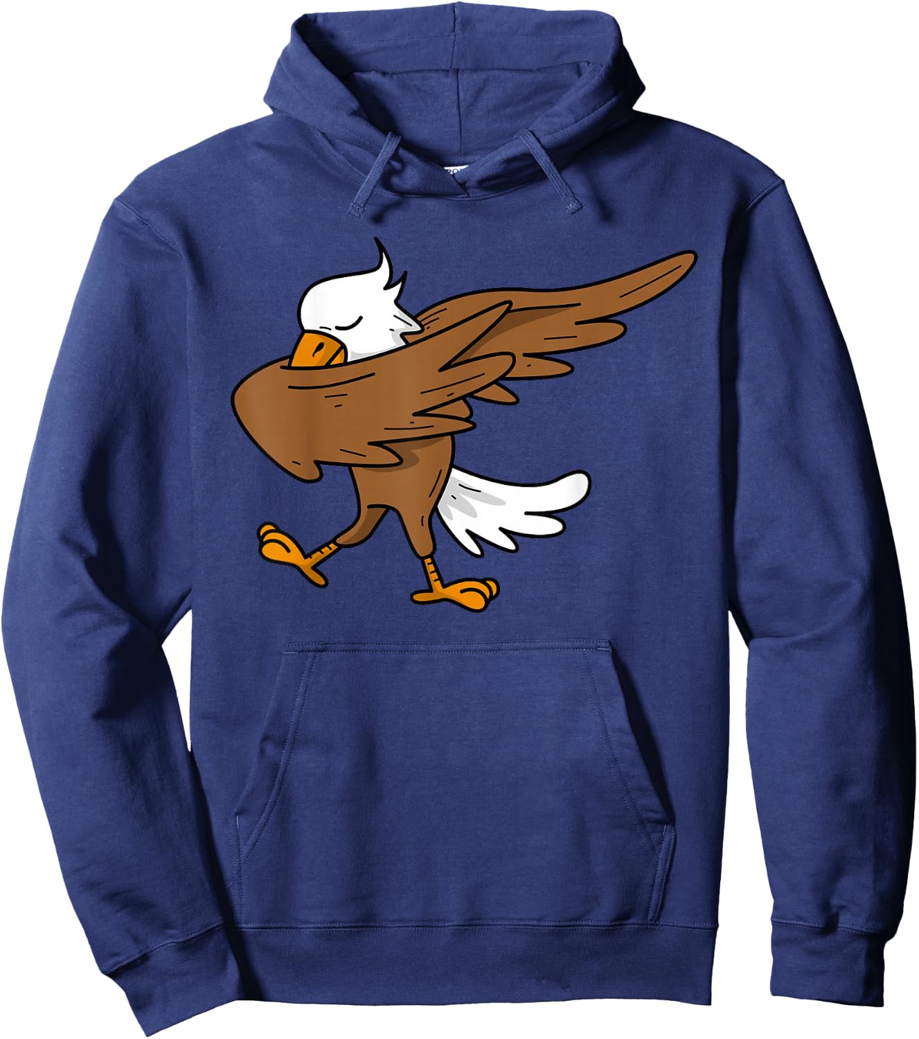 Dabbing Eagle | Large Bird America Hilarious USA Gift Hoodie - Hoodie | Navy