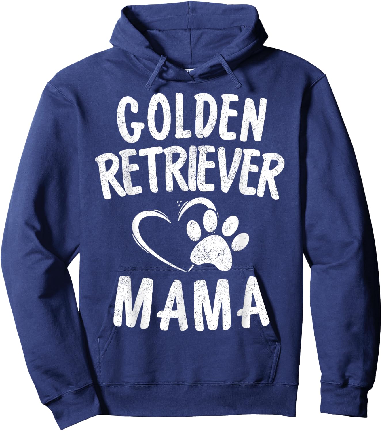 Golden Retriever Mama Gift Dog Owner Apparel Retrieving Mom Hoodie - Hoodie | Navy