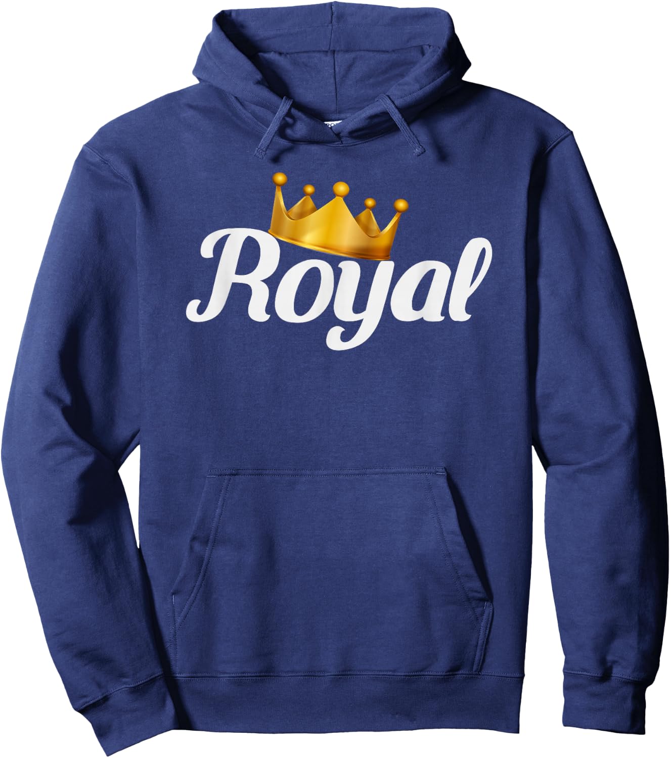 Royal Gold Crown Hoodie - Hoodie | Navy