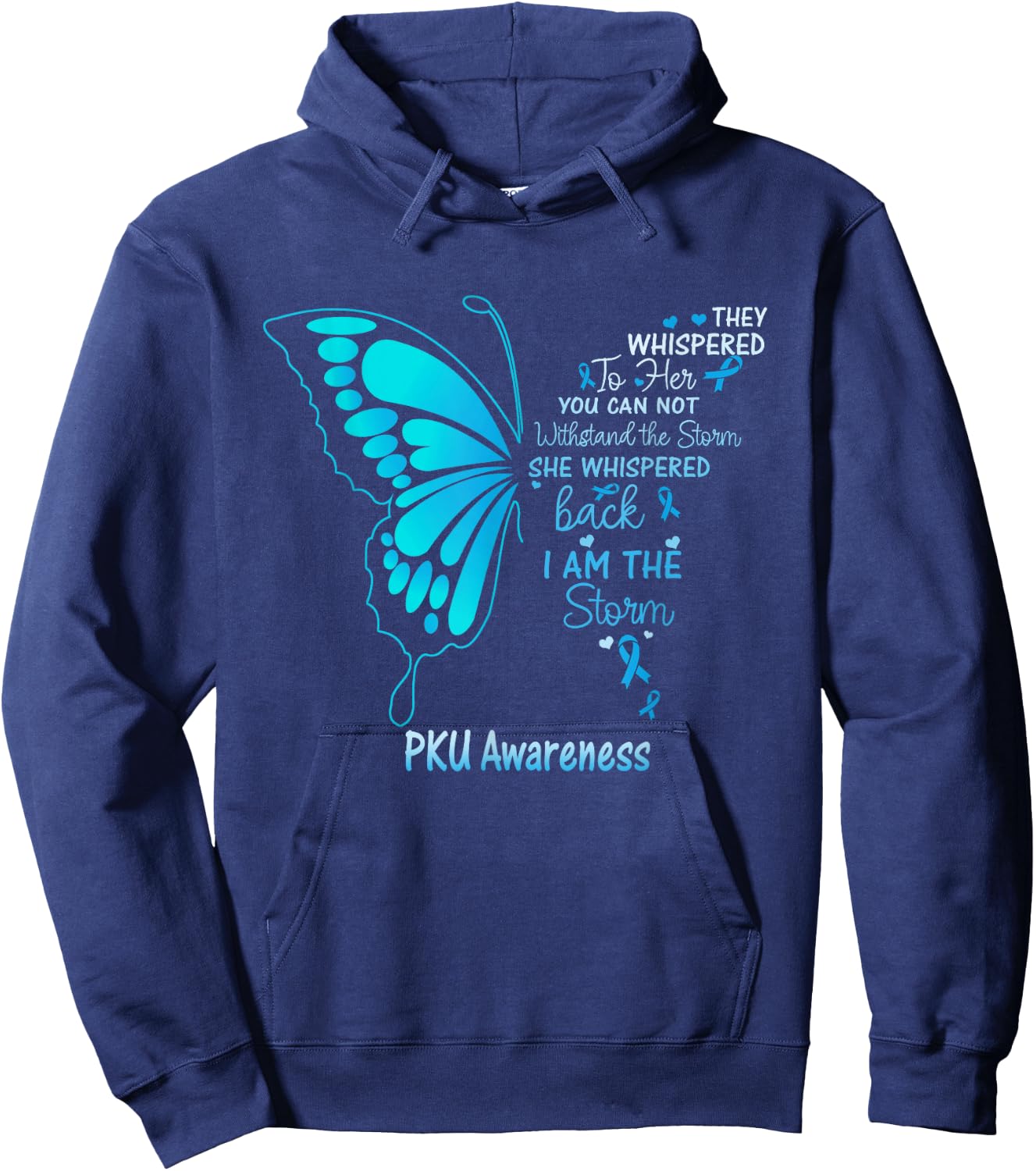 PKU I am the Storm Hoodie - Hoodie | Navy