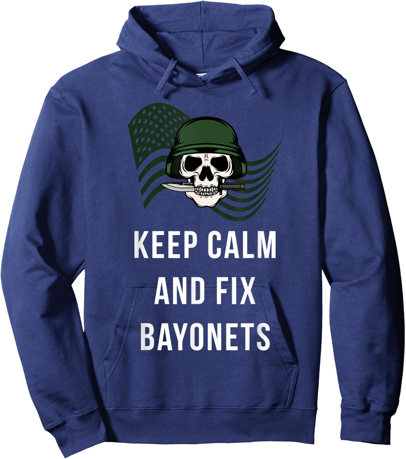 Keep Calm And Fix Bayonets Hoodie - Hoodie | Navy