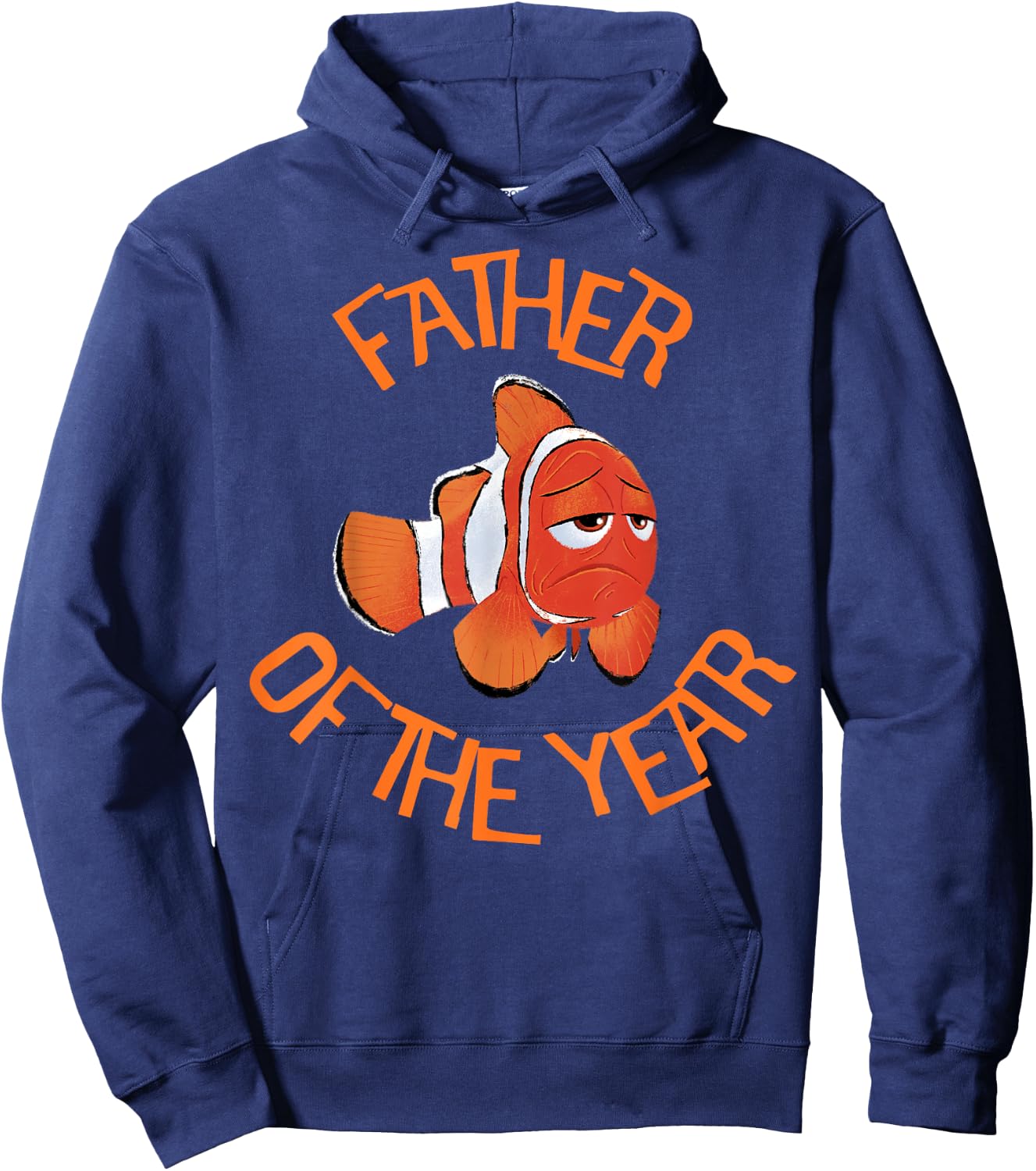 Disney Pixar Finding Dory Marlin Father Of The Year Logo Hoodie - Hoodie | Navy