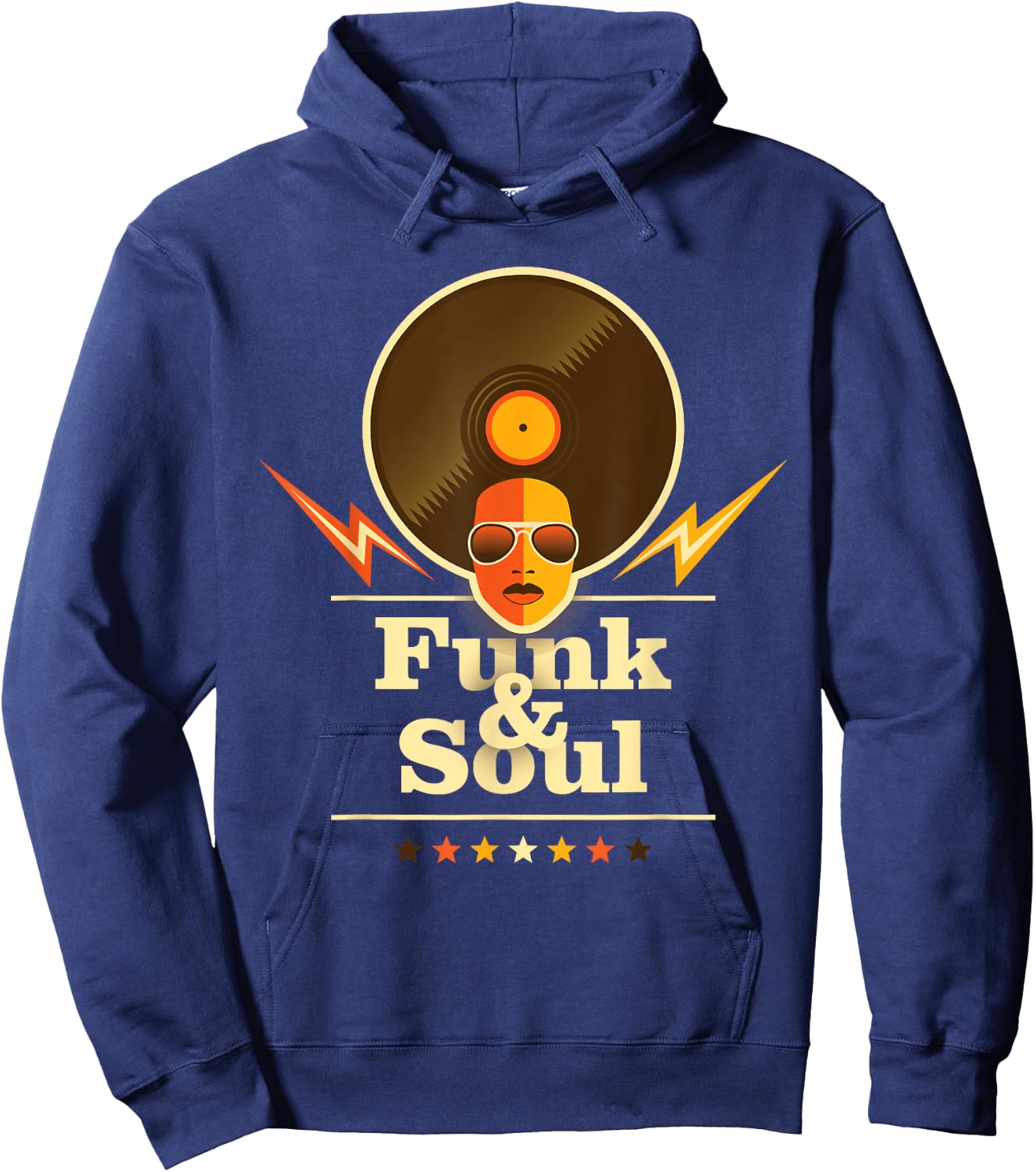 Funk And Soul T Shirt Hoodie - Hoodie | Navy