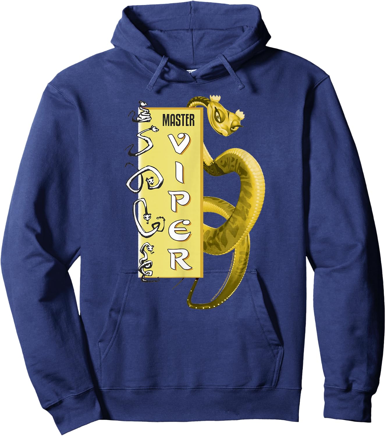 Kung Fu Panda Master Viper Action Pose Banner Hoodie - Hoodie | Navy