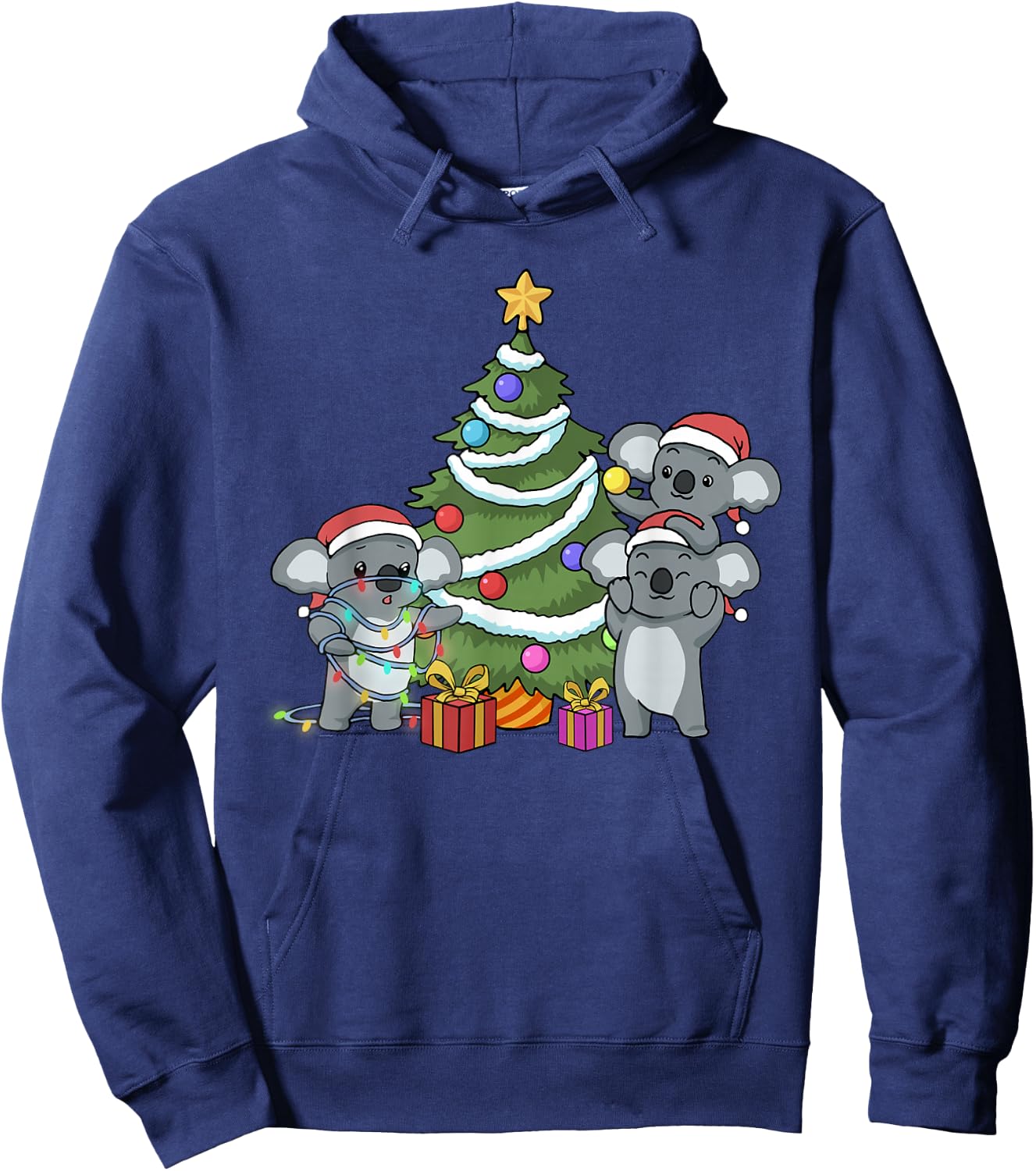 Koala Christmas Hoodie - Hoodie | Navy