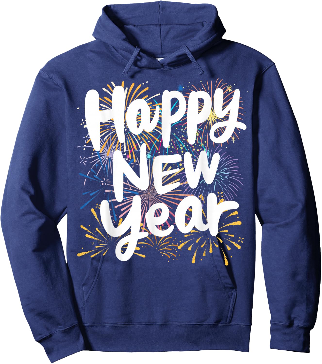 Happy New Year Eve Party 2026 Family Matching Fireworks Hoodie - Hoodie | Navy