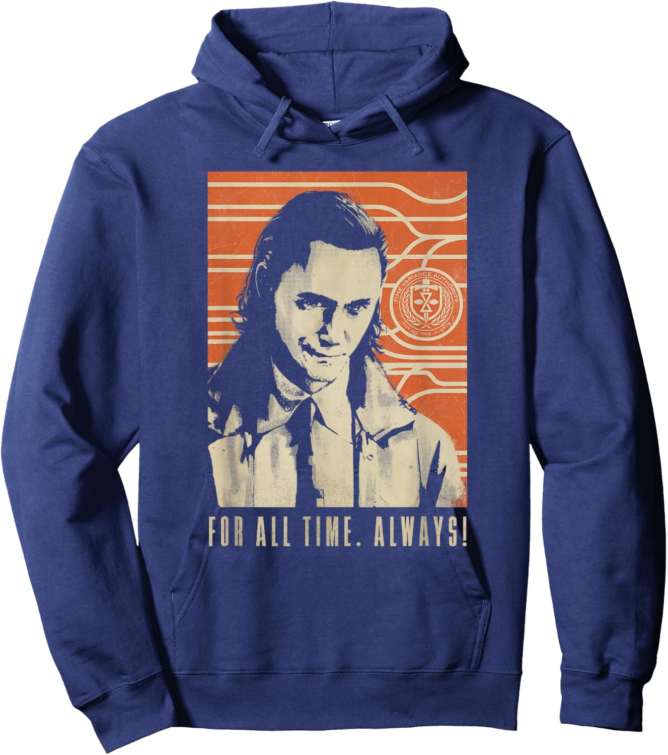 Marvel Loki For All Time Always! Hoodie - Hoodie | Navy